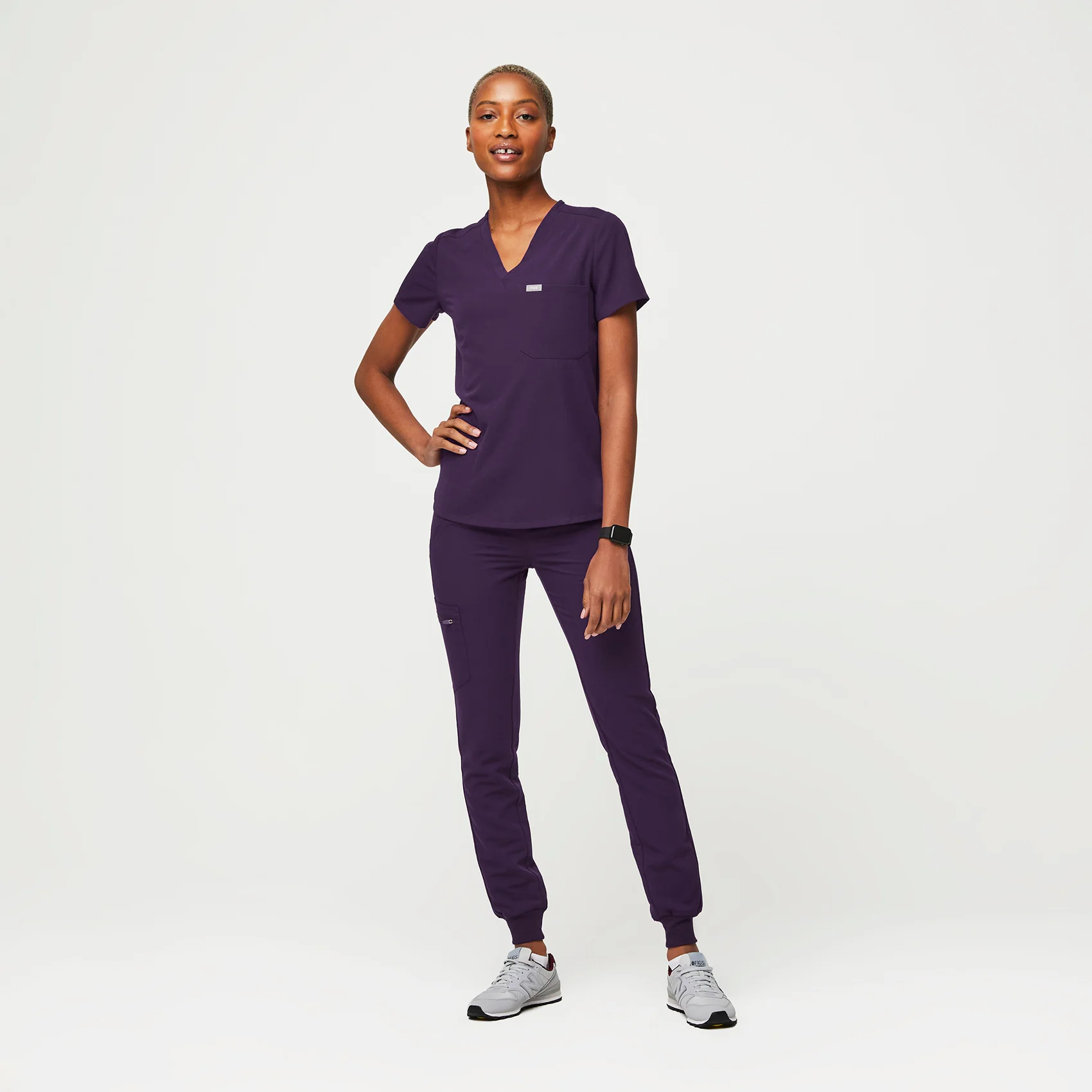 women's Purple Jam Catarina™ - One-Pocket Scrub Top - Image 2