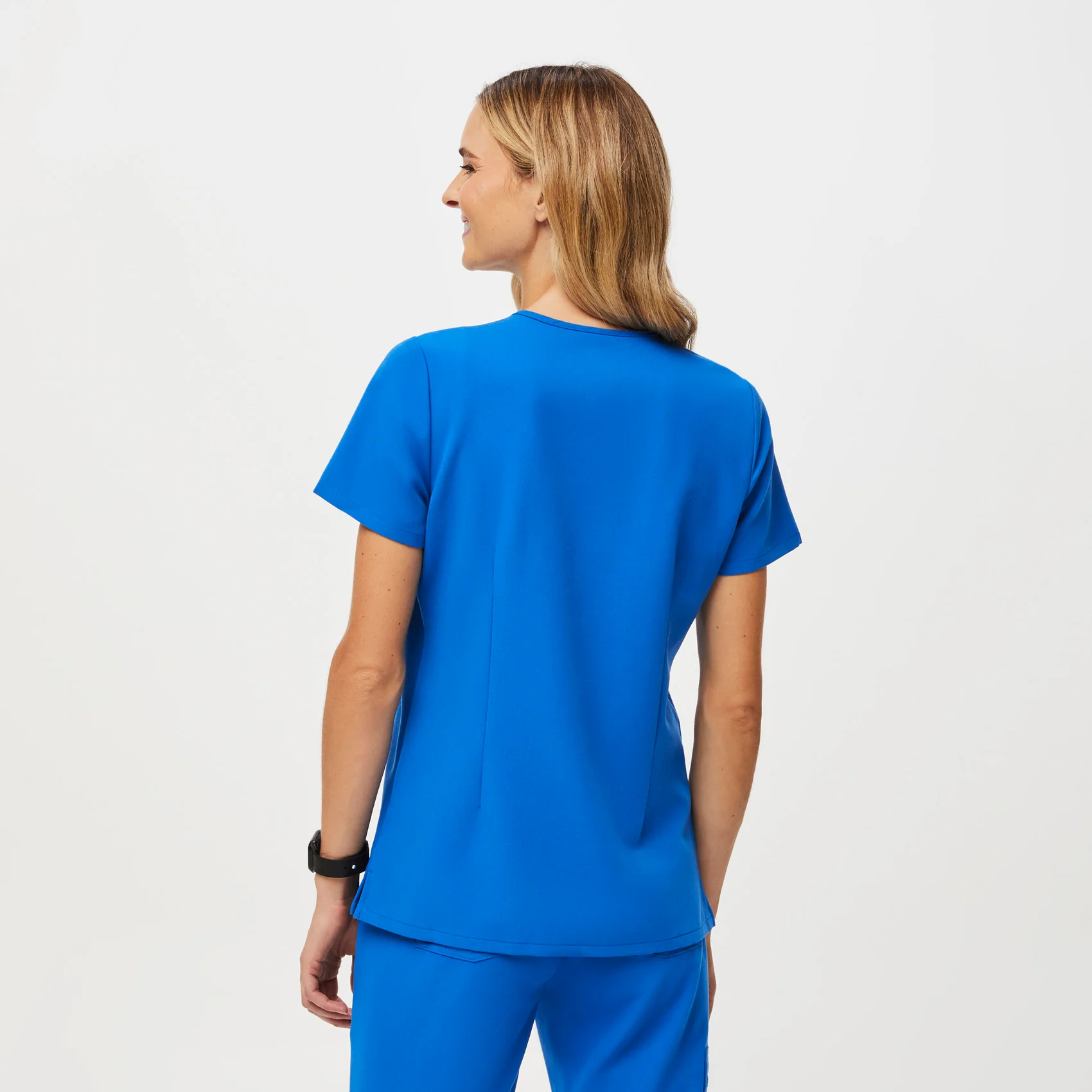Women's Royal Blue Catarina™ - One-Pocket Scrub Top - Image 4