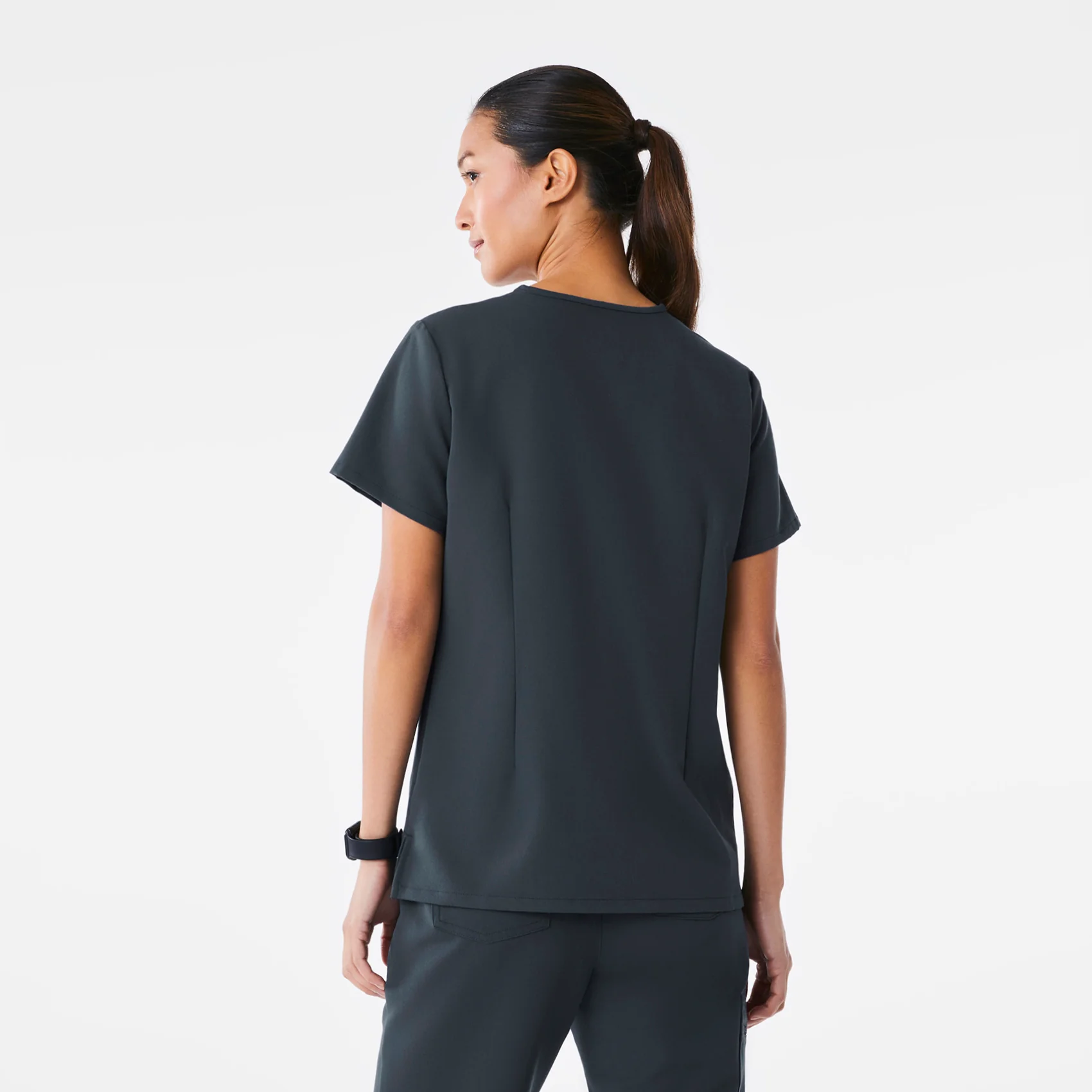 women's Dark Harbor Catarina Petite  - One-Pocket Scrub Top™ - Image 4