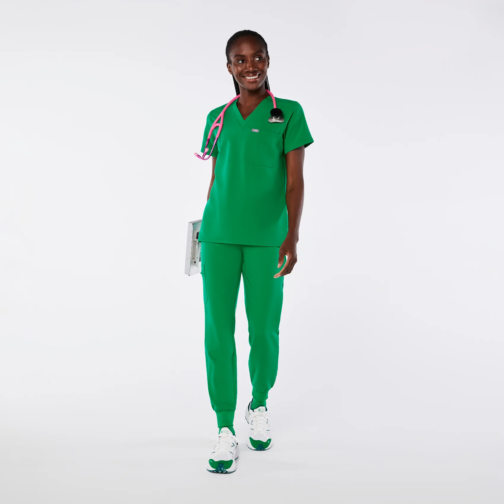 women's Evergreen Catarina One-Pocket Scrub Top™ - Image 2