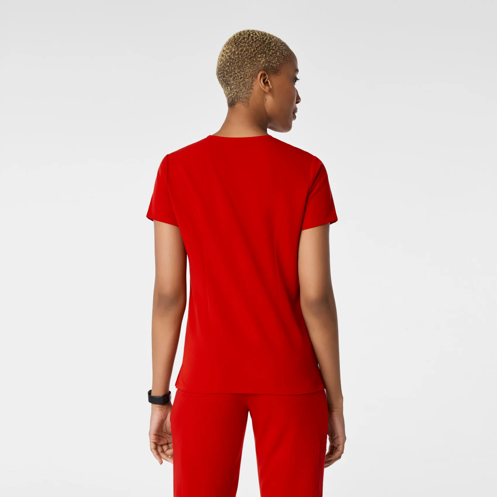 women's Winning Red Catarina Petite - One-Pocket Scrub Top™ - Image 4