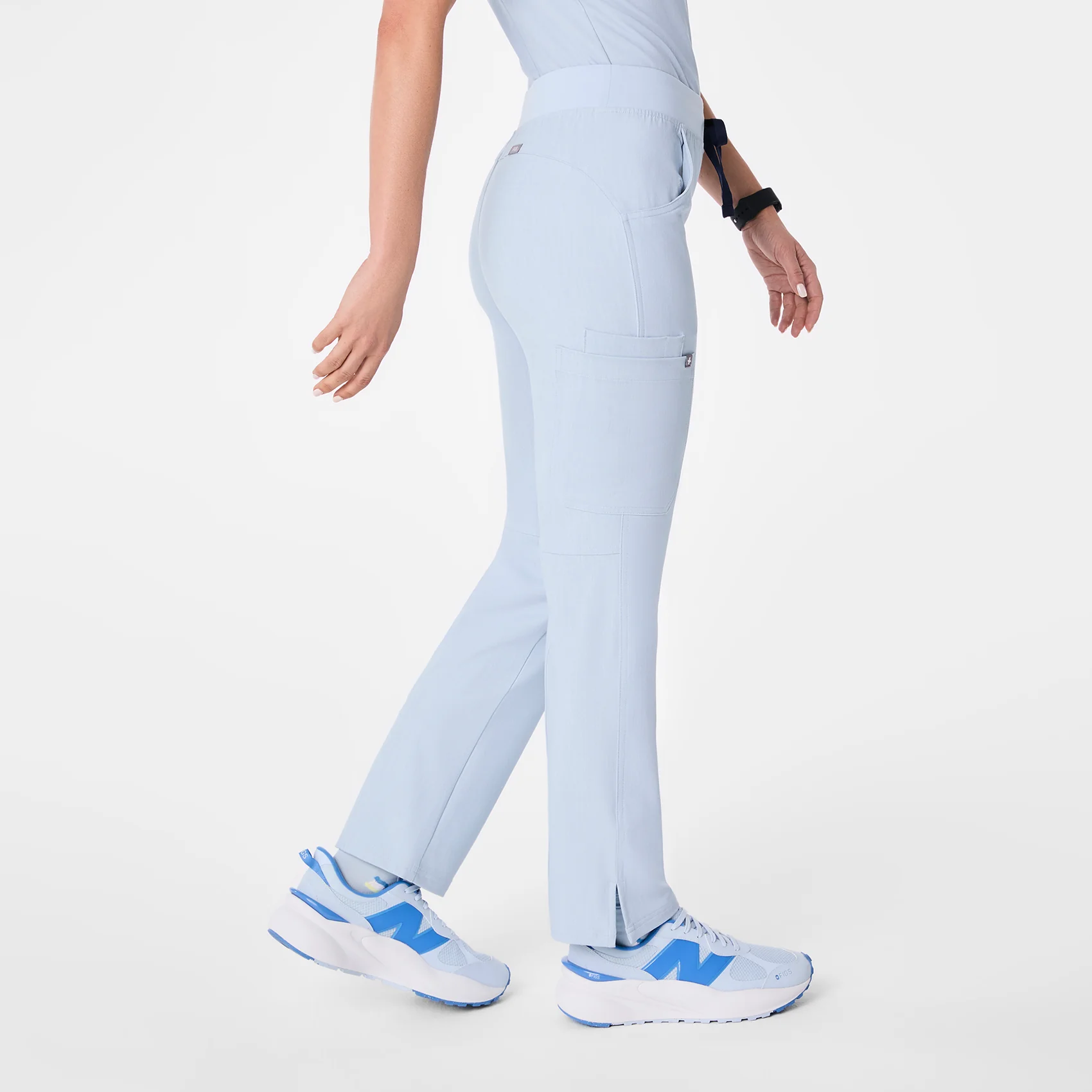 women's Chambray Kade - Petite Cargo Scrub Pant™ - Image 3