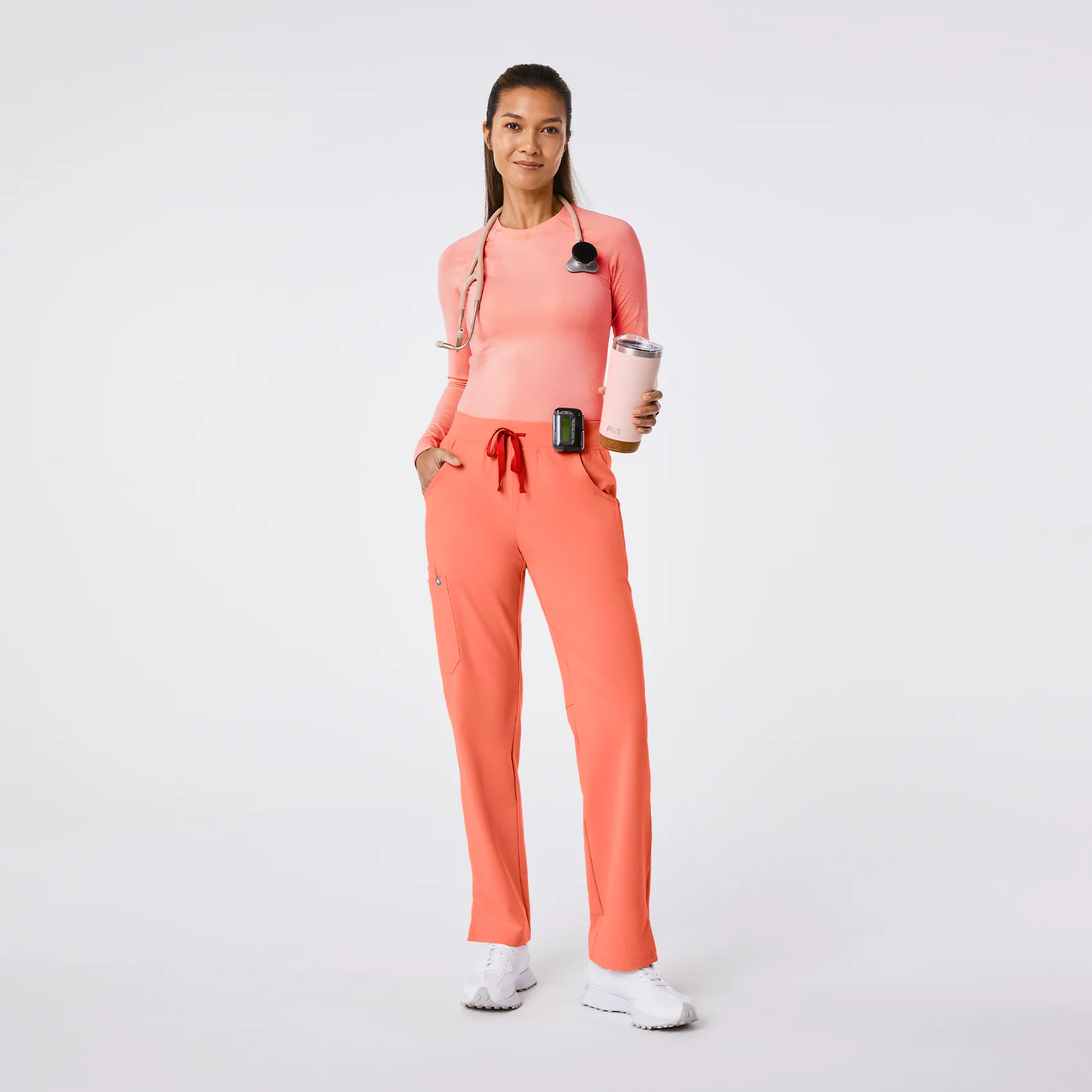 women's Sunset Drift Kade - Petite Cargo Scrub Pant™ - Image 2