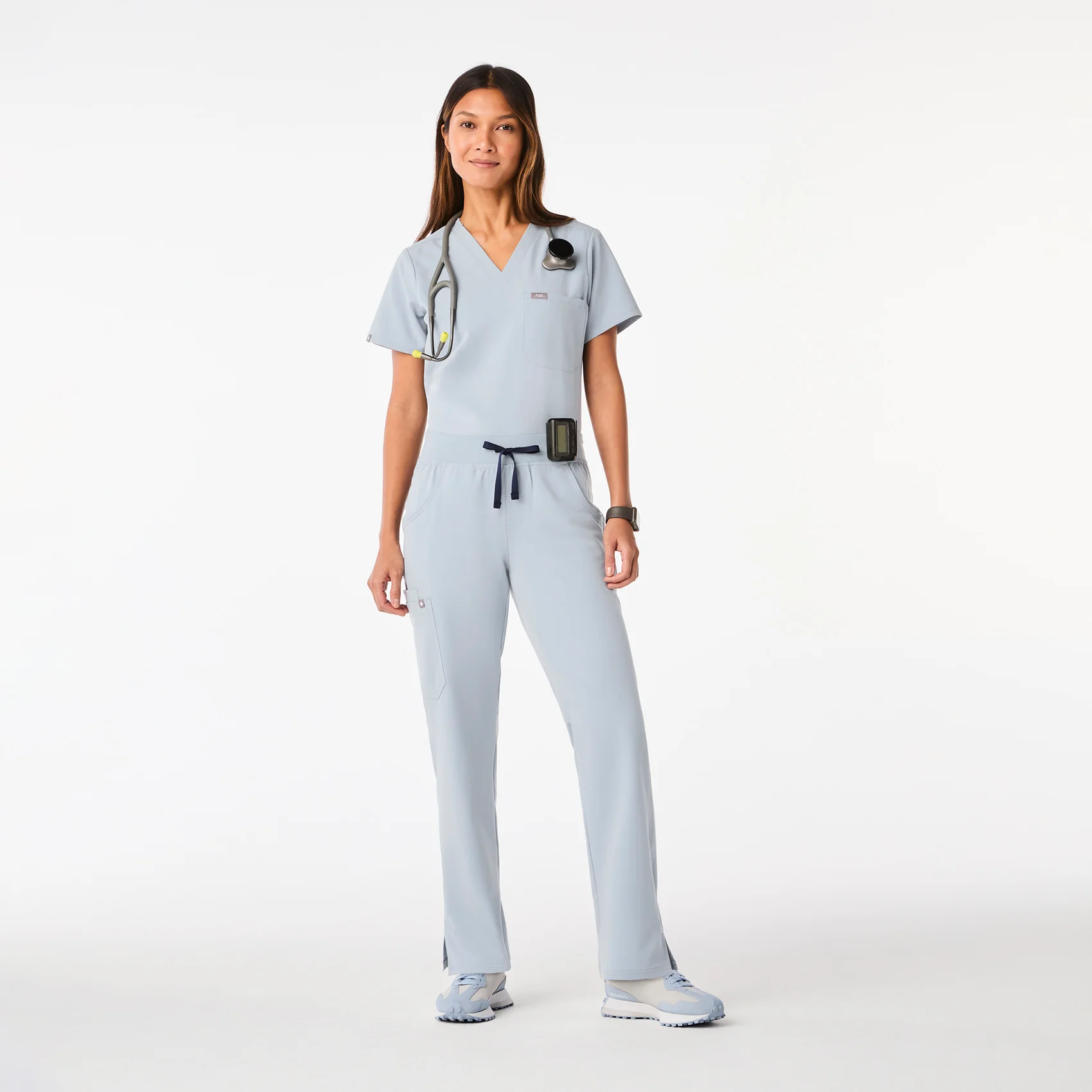 women's Dusty Blue Kade - Cargo Scrub Pant™ - Image 2