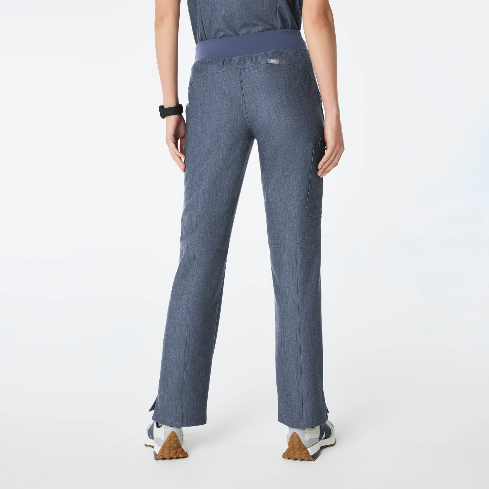 women's Heather Denim Kade - Tall Cargo Scrub Pant™ - Image 4
