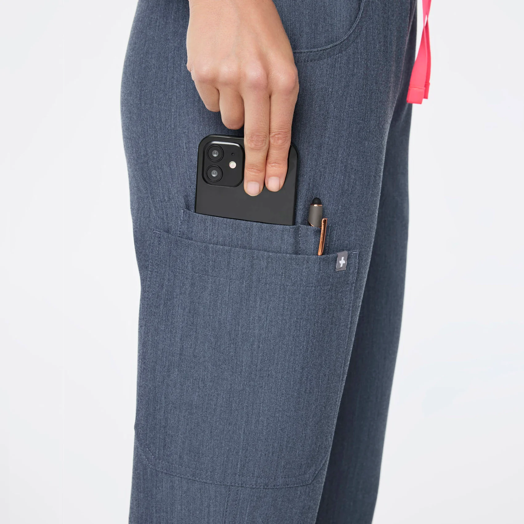 women's Heather Denim Kade - Tall Cargo Scrub Pant™ - Image 6