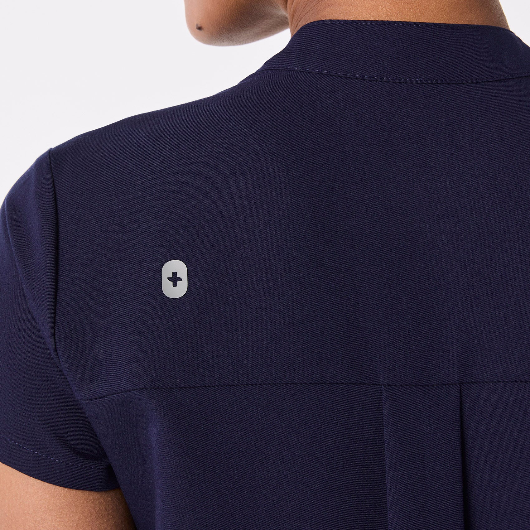women's Navy Francisca Henley - Scrub Top - Image 5