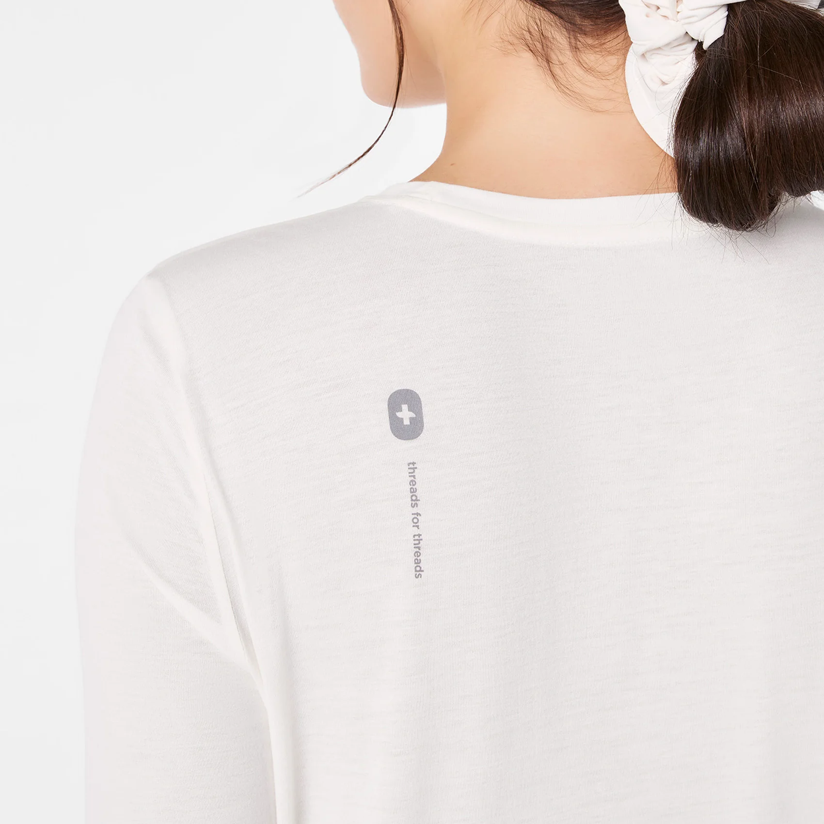 women's Off White Tis The Season Supersoft - Longsleeve Underscrub - Image 6
