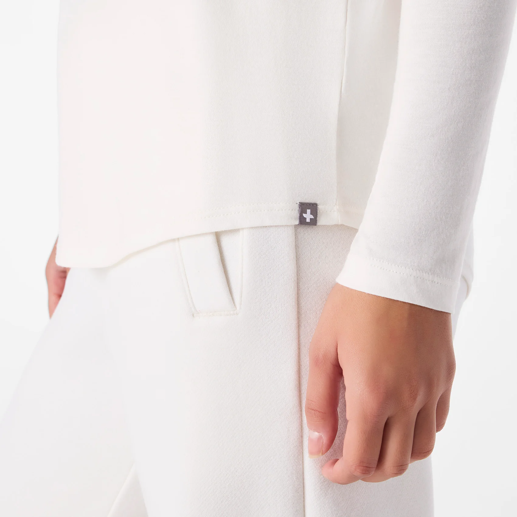 women's Off White Tis The Season Supersoft - Longsleeve Underscrub - Image 7