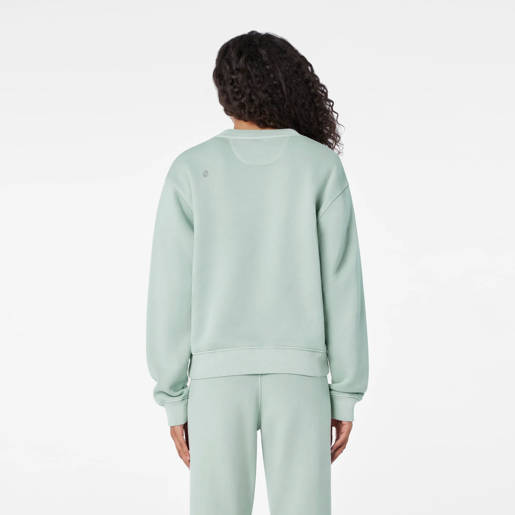 women's Soft Sage Hayden Vintage Wash - Crewneck Sweatshirt - Image 4