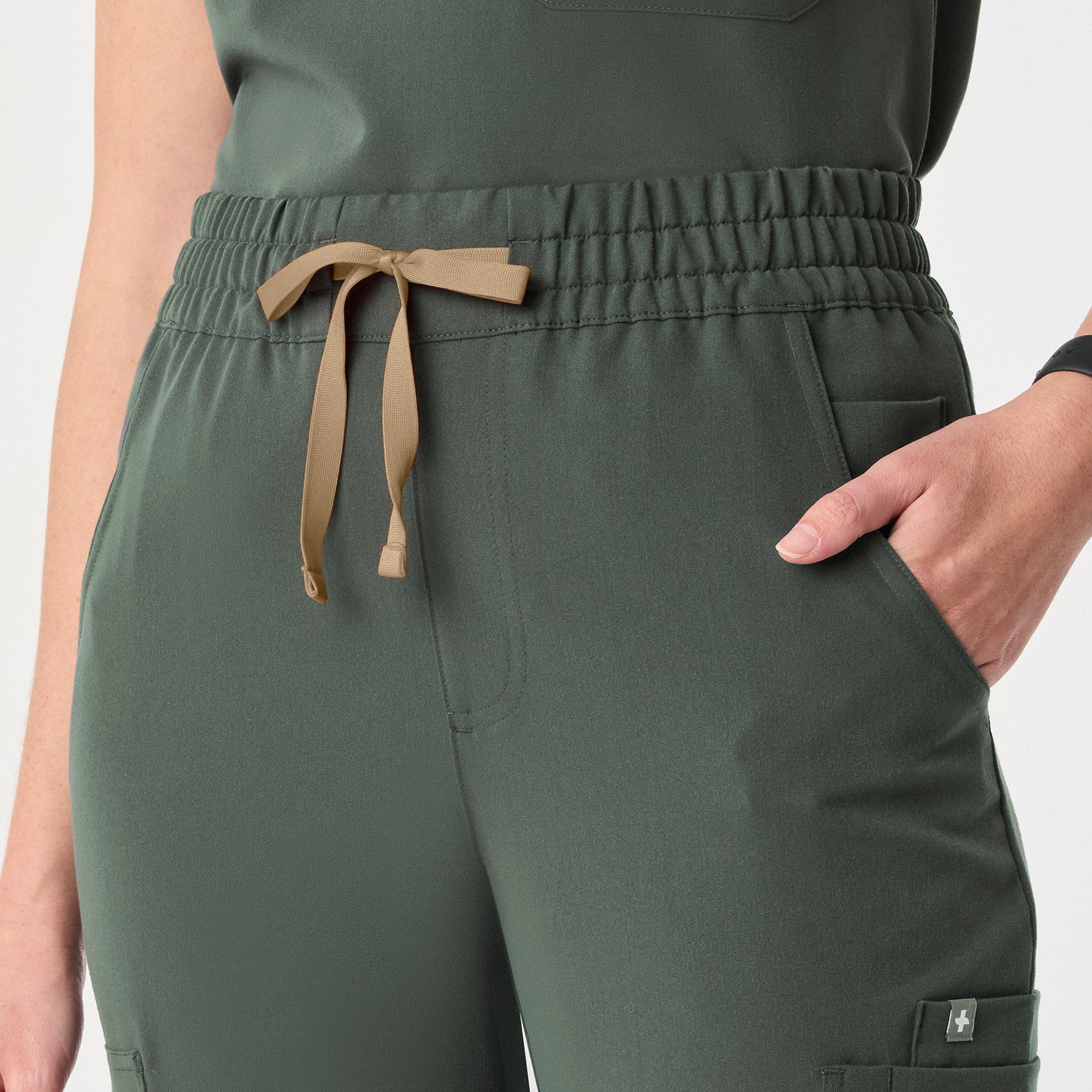 women's Moss High Waisted Dowa - Petite Scrub Pant - Image 6