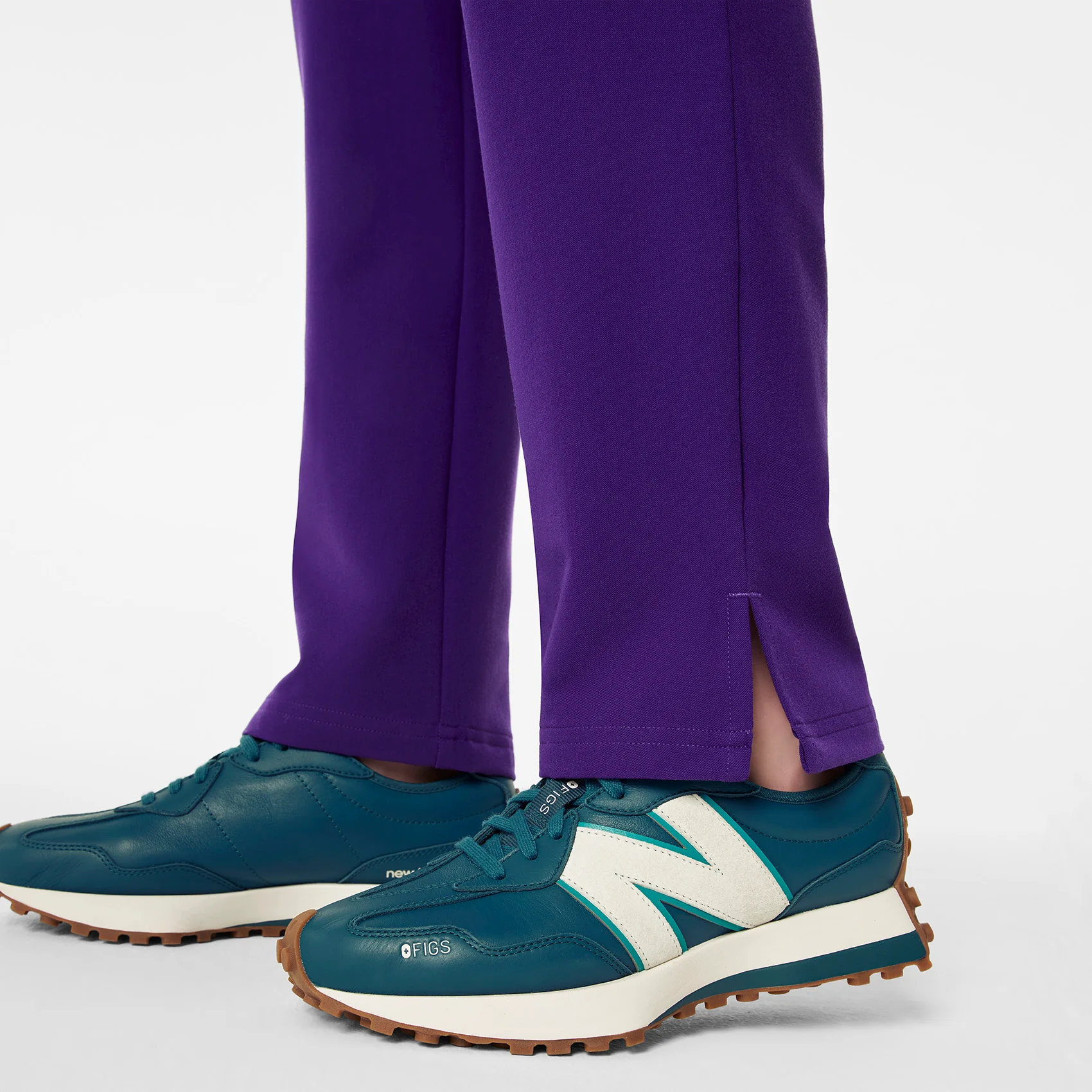 women's Purple Pulse High Waisted Dowa - Petite Scrub Pants - Image 7