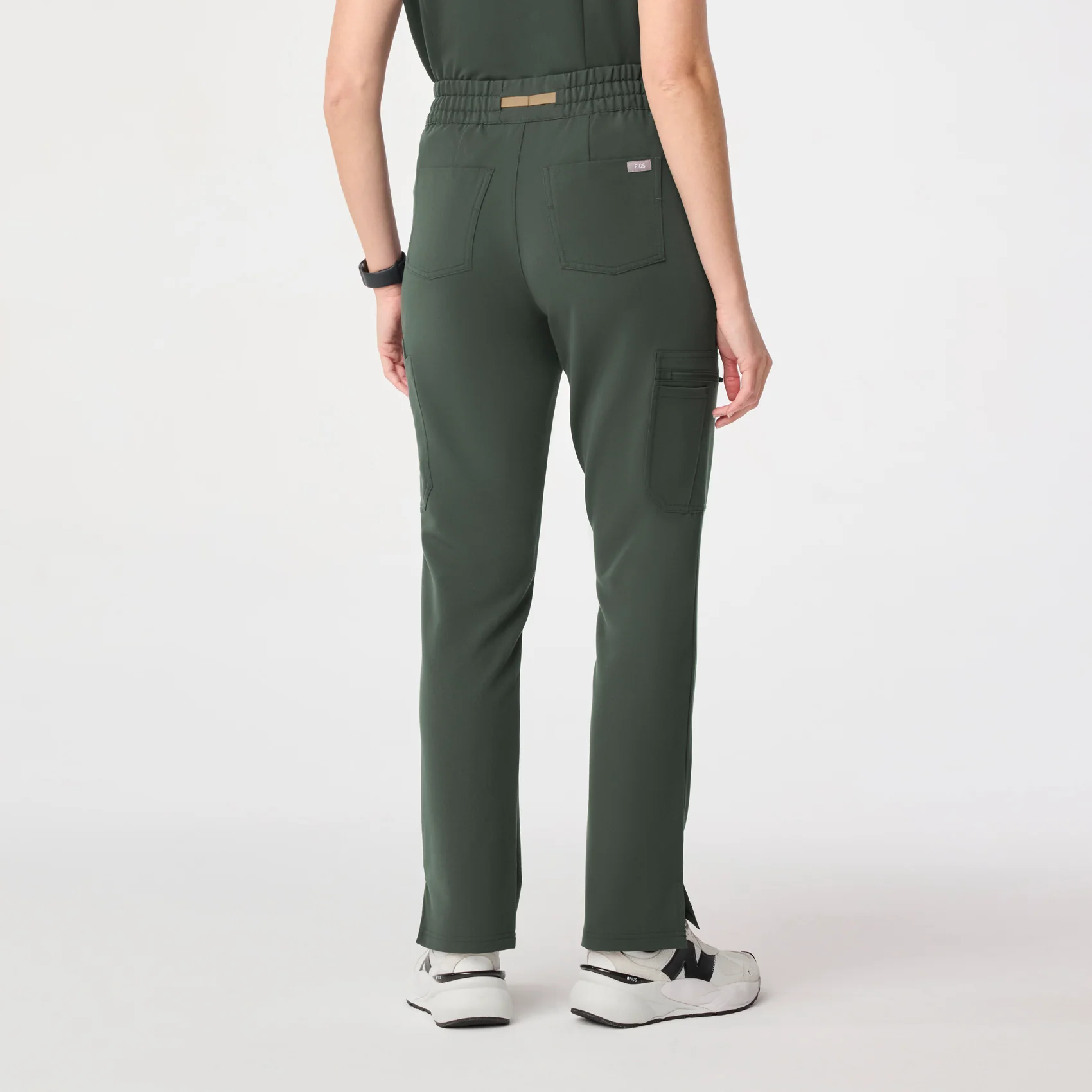 women's Moss High Waisted Dowa - Petite Scrub Pant (3XL-6XL) - Image 4