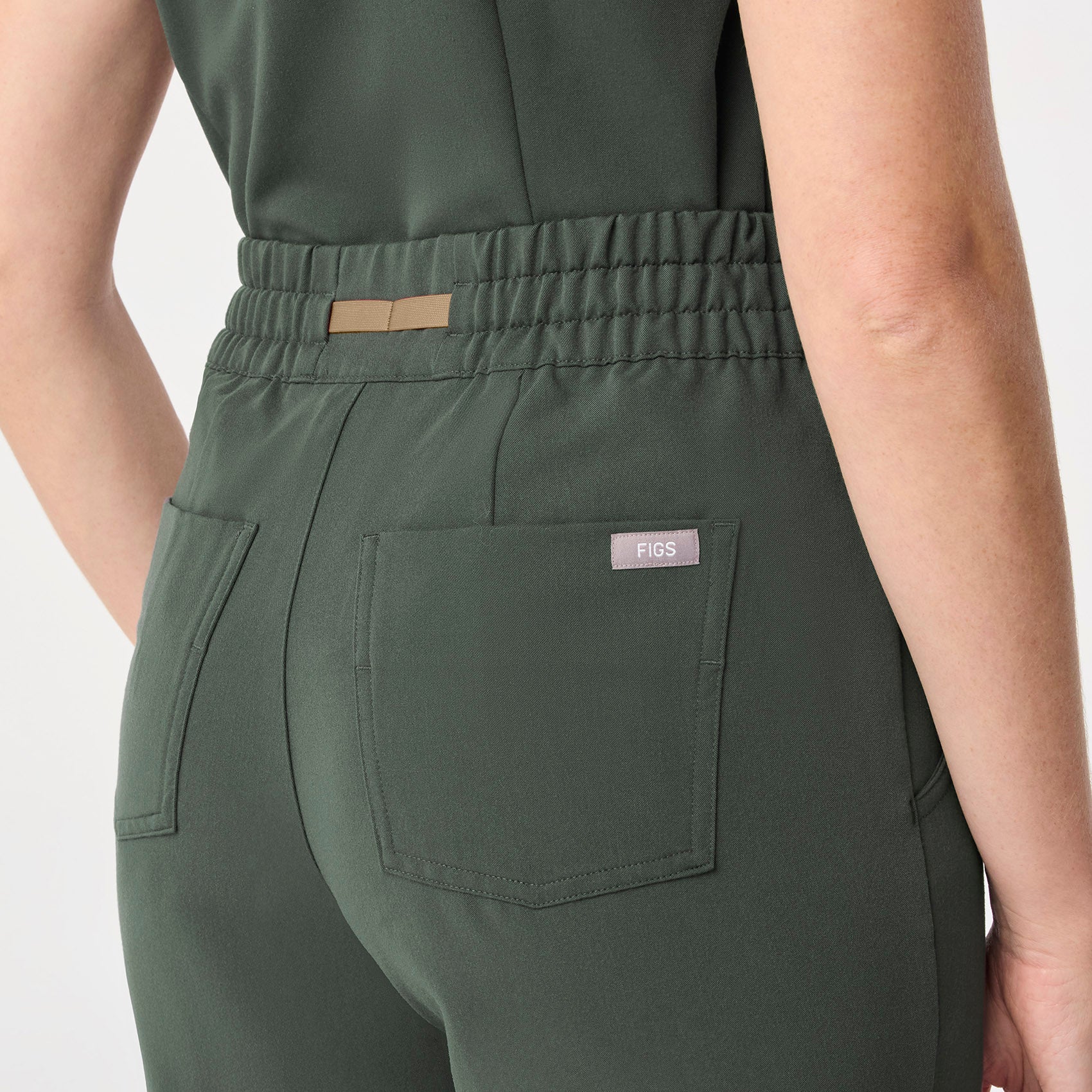 women's Moss High Waisted Dowa - Petite Scrub Pant (3XL-6XL) - Image 5