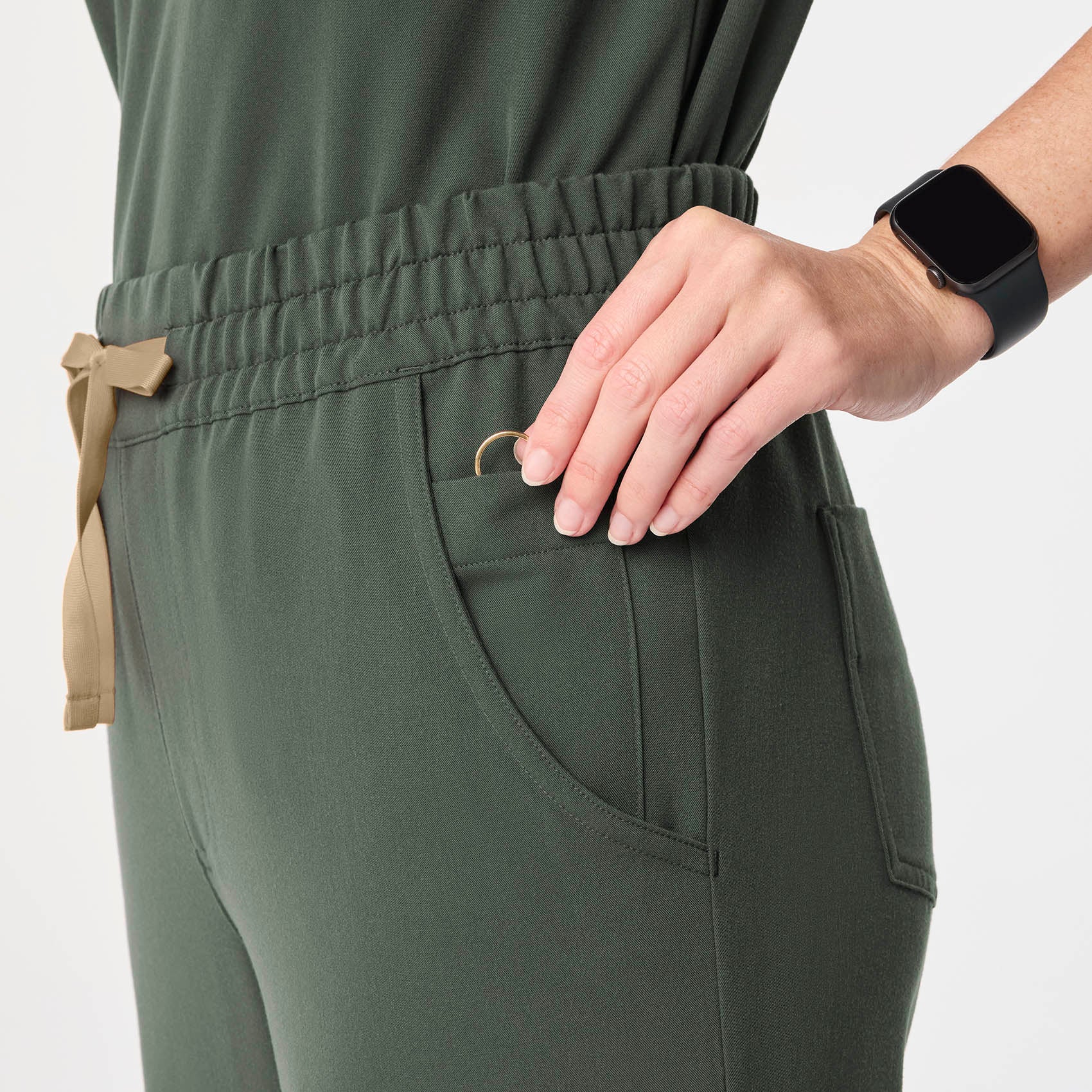 women's Moss High Waisted Dowa - Petite Scrub Pant (3XL-6XL) - Image 6