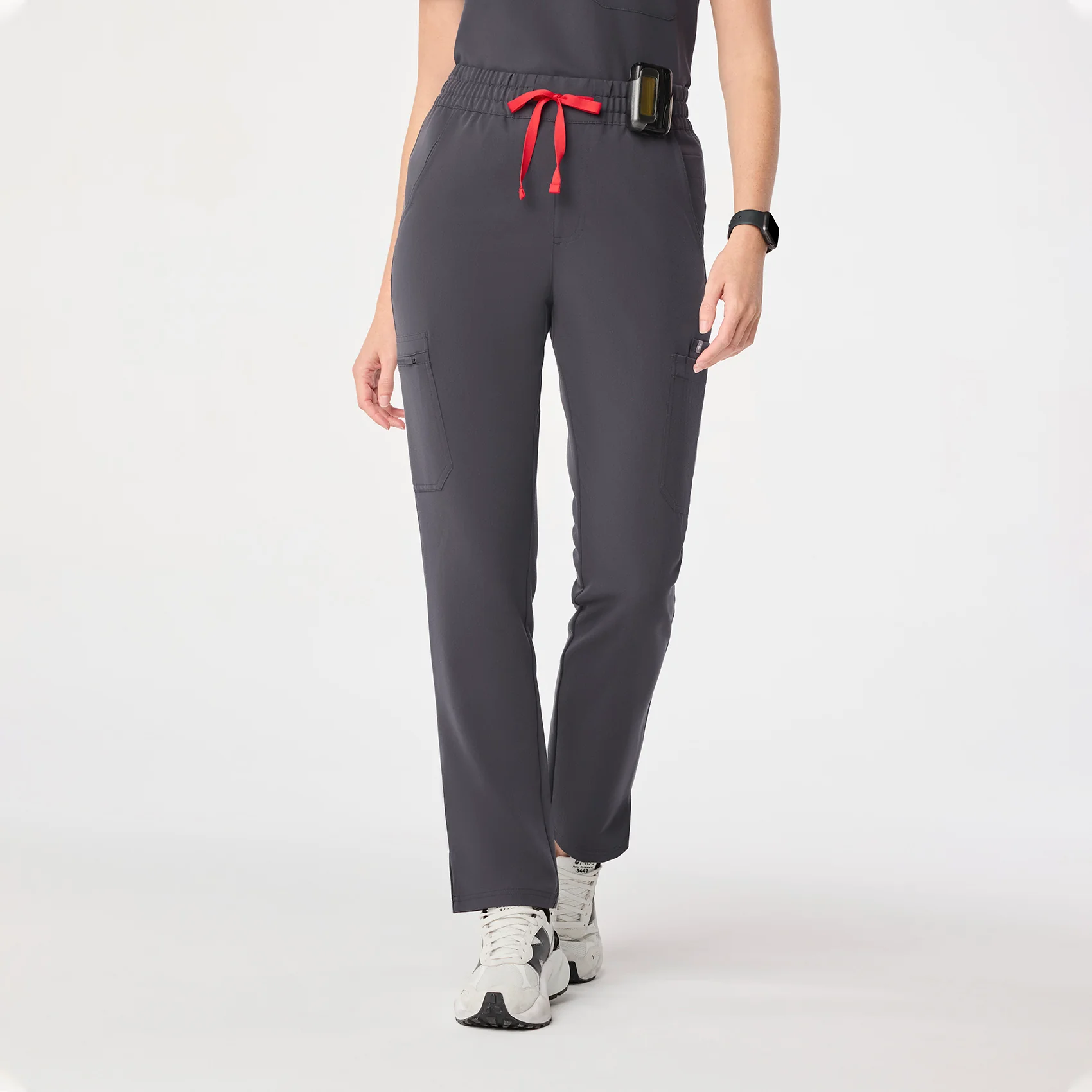 women's Charcoal High Waisted Dowa - Tall Scrub Pant