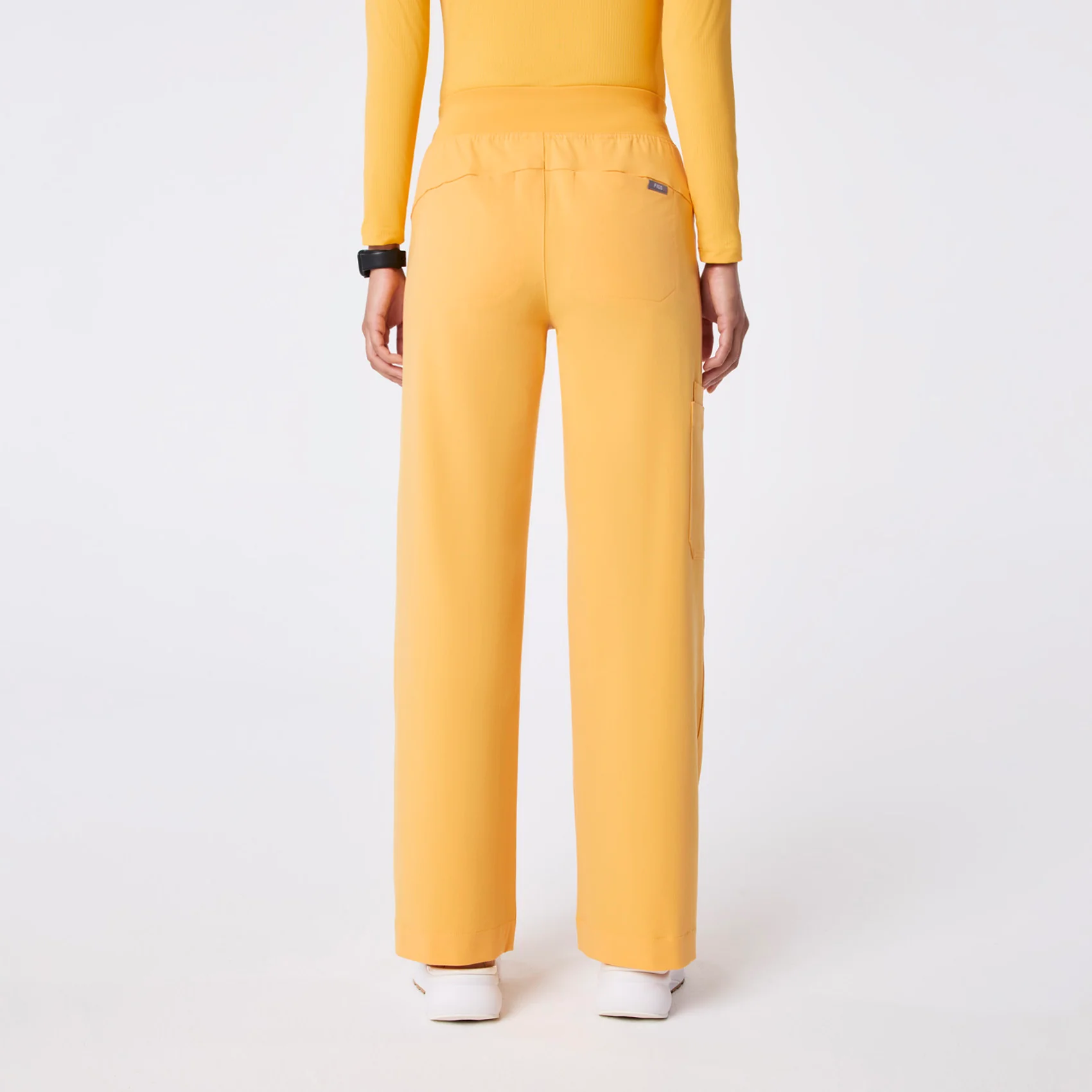 women's Dandelion High Waisted Isabel Wide Leg - Scrub Pant - Image 4