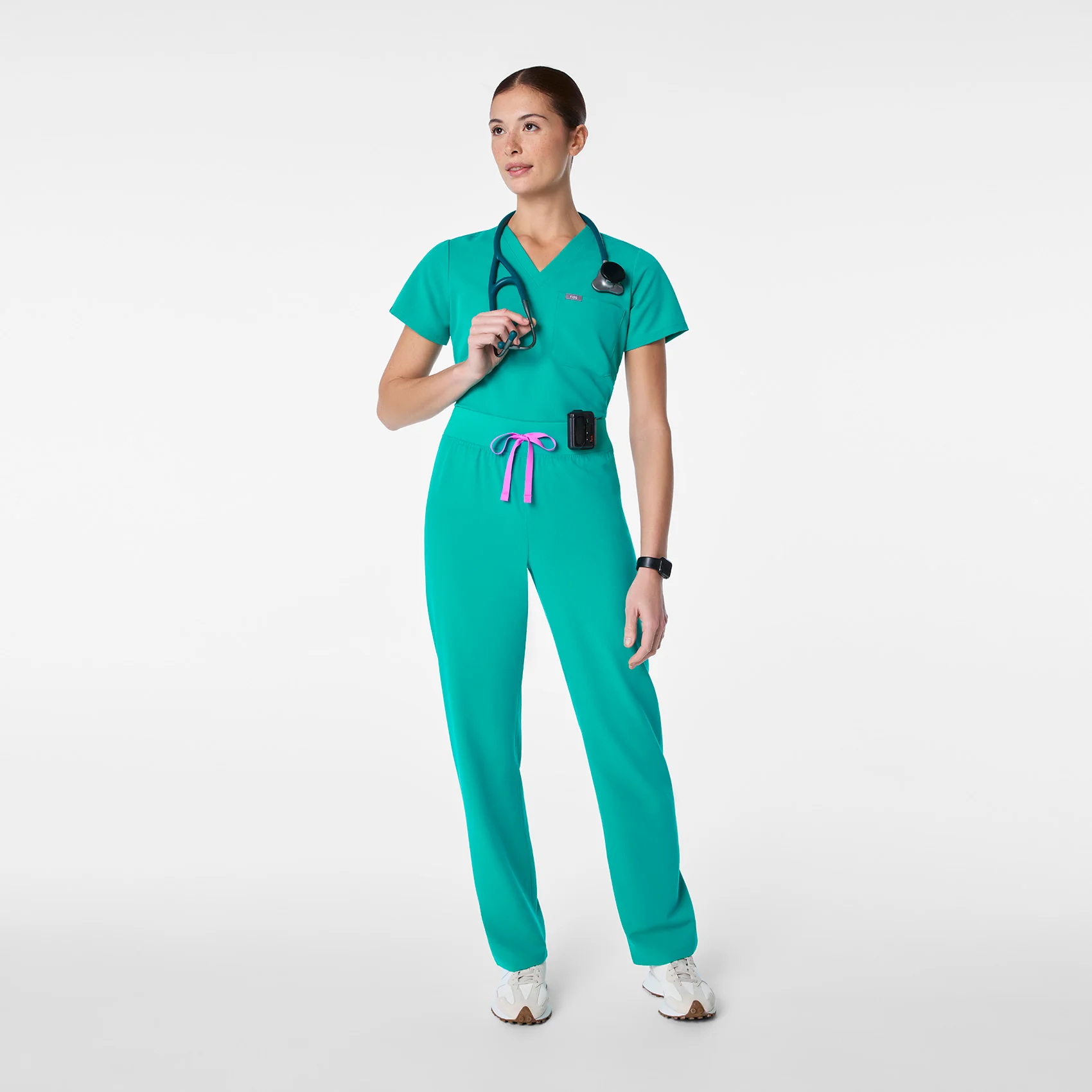 women's Lagoon High Waisted Livingston - Petite Basic Scrub Pant™ - Image 2