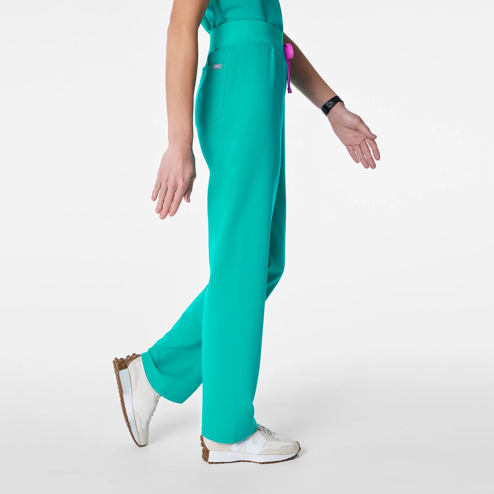 women's Lagoon High Waisted Livingston - Petite Basic Scrub Pant™ - Image 3