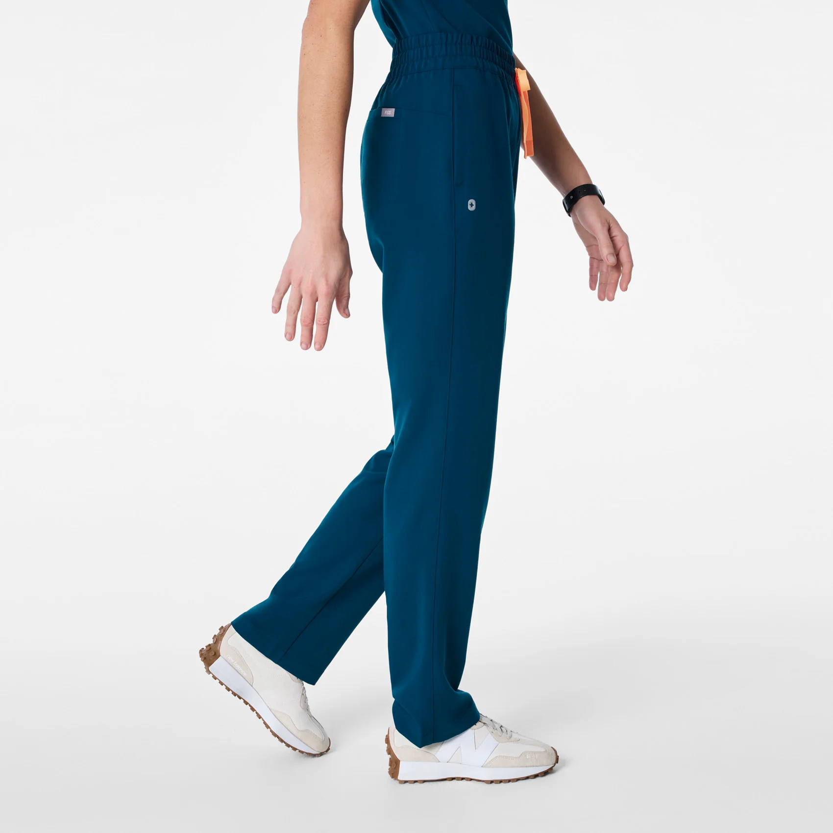women's Deep Reef High Waisted Salida Straight Leg - Tall Scrub Pant - Image 3