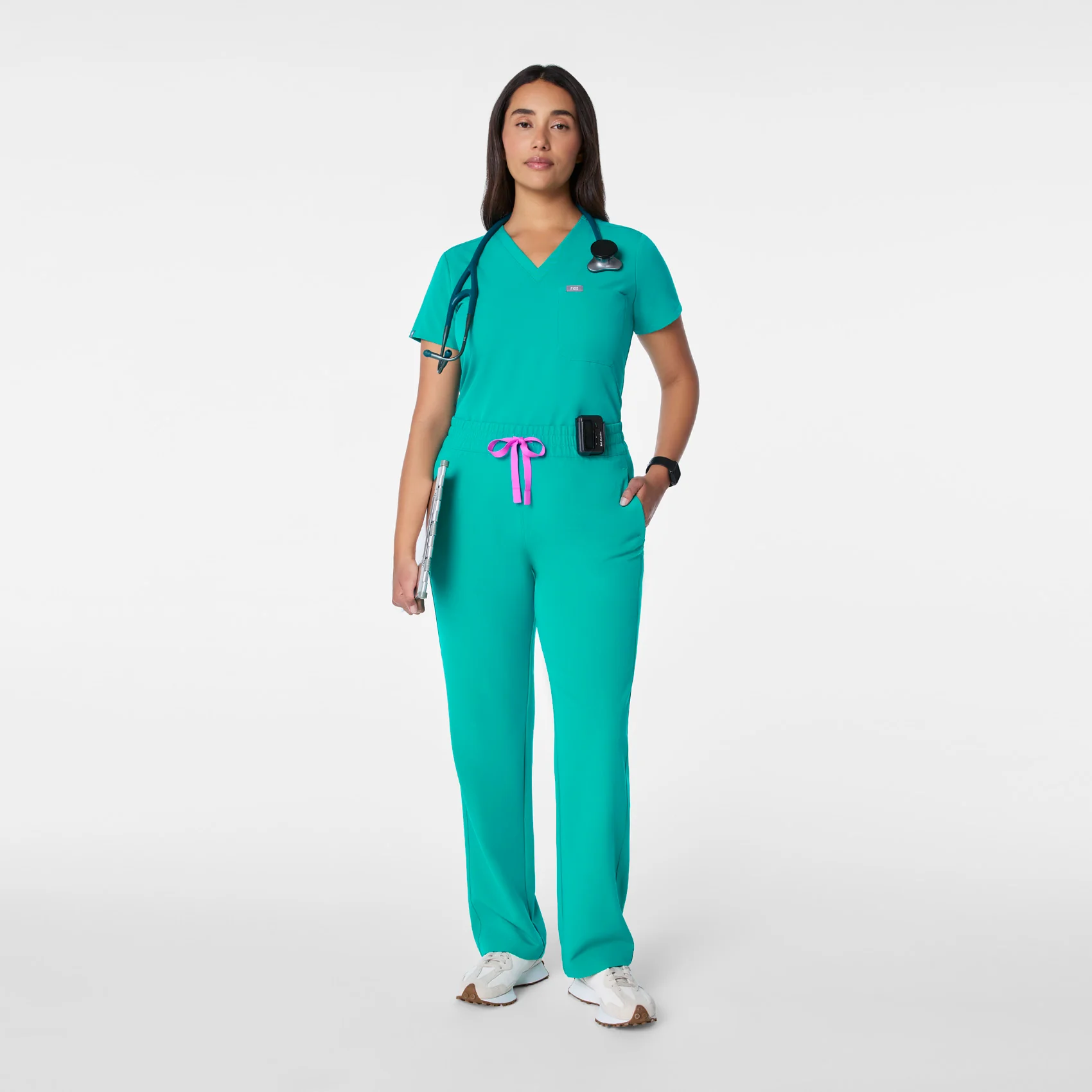 women's Lagoon High Waisted Salida Straight Leg - Scrub Pant - Image 2