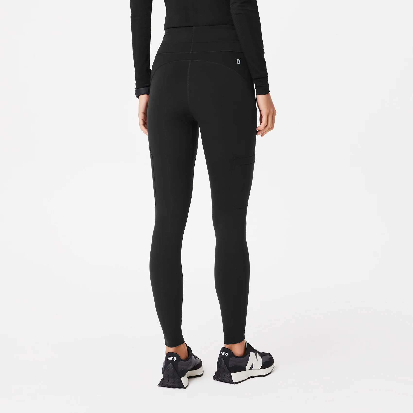 women's Black High Waisted Seville - ScrubLegging™ - Image 4
