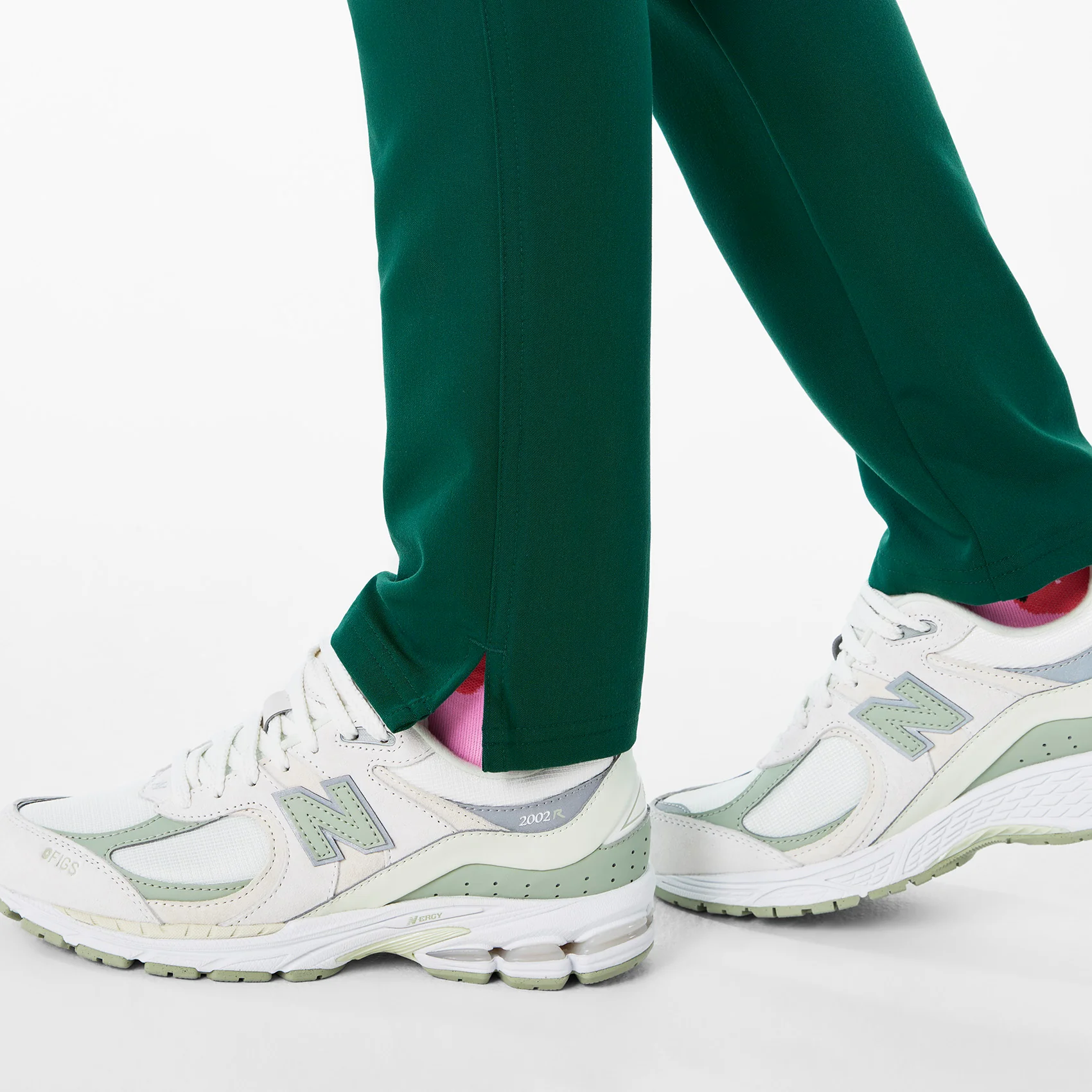 women's Forest Green High Waisted Yola - Tall Skinny Scrub Pant™ - Image 10