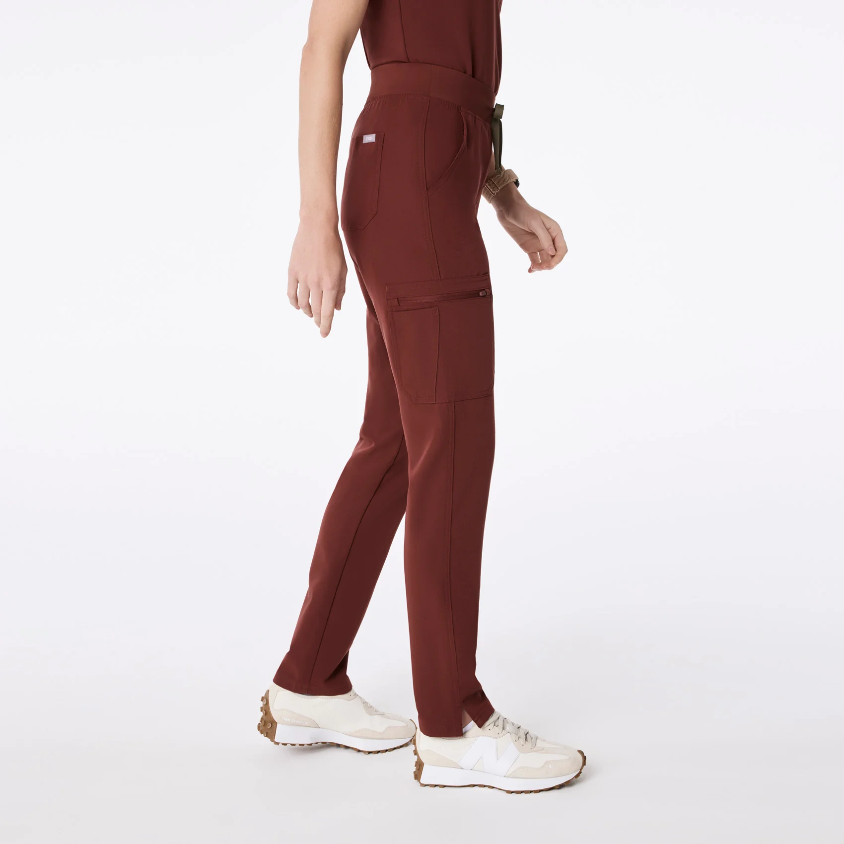 women's Walnut High Waisted Yola - Skinny Scrub Pant™ - Image 3