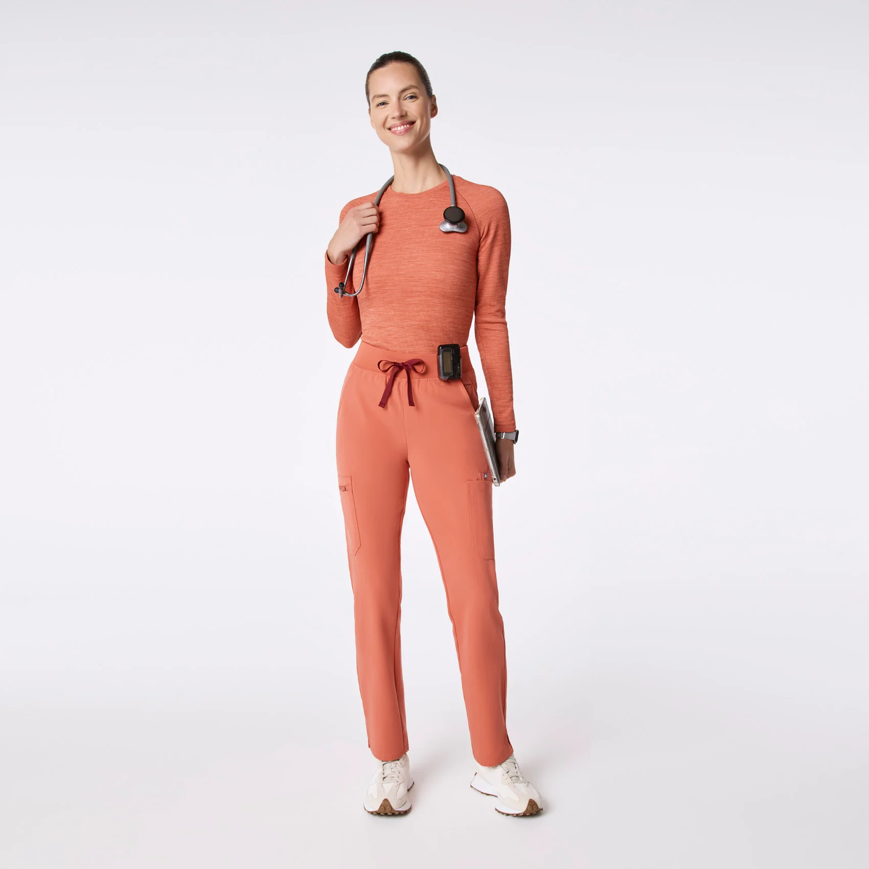 women's Spiced Cider High Waisted Yola - Tall Skinny Scrub Pant™ - Image 2