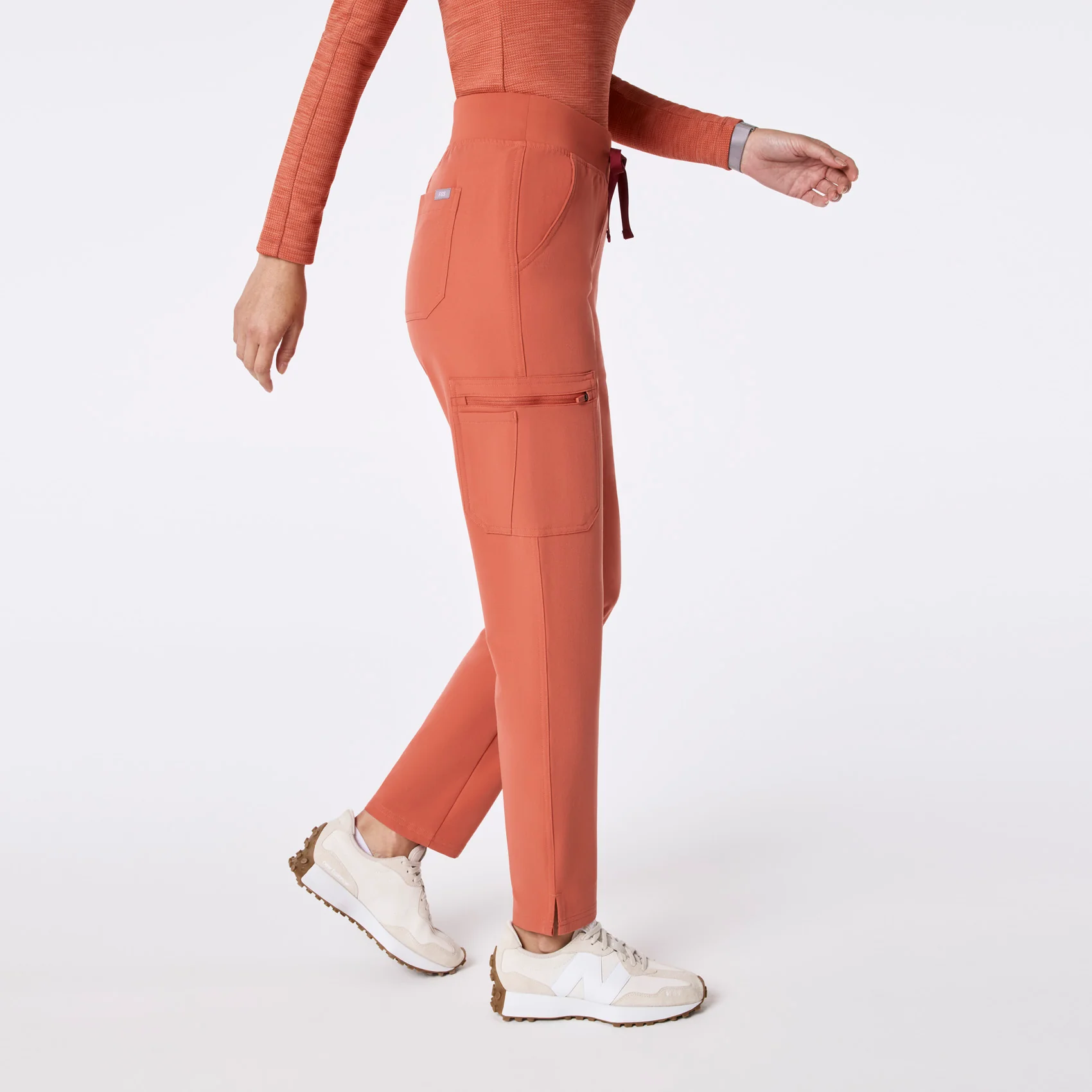 women's Spiced Cider High Waisted Yola - Tall Skinny Scrub Pant™ - Image 3