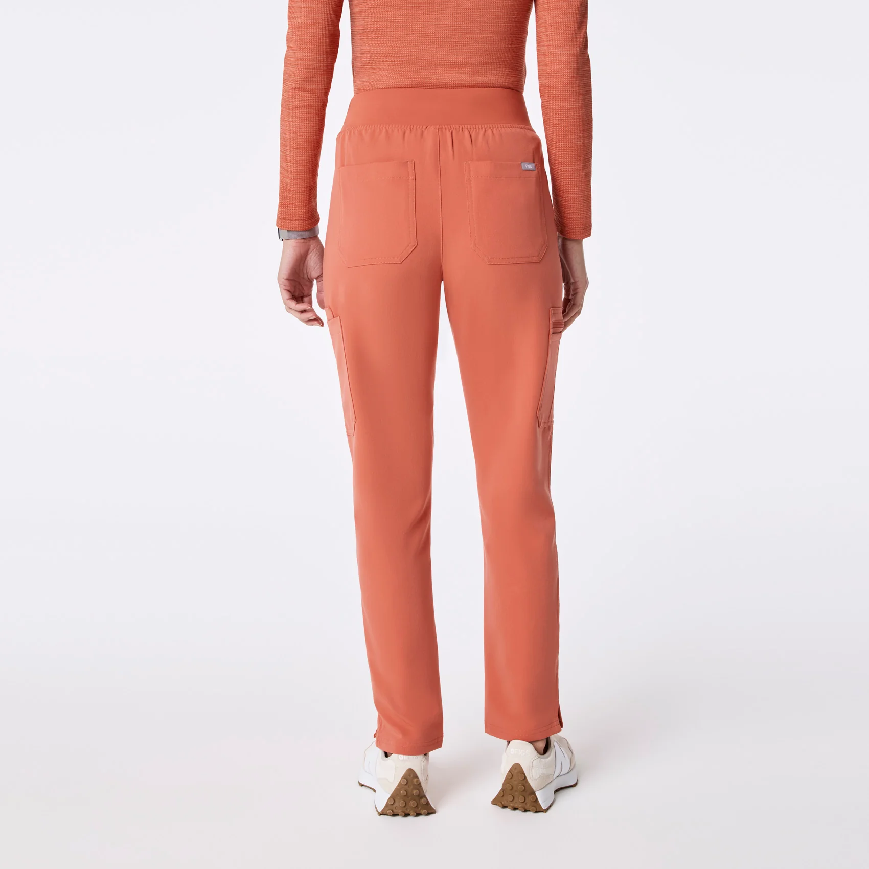 women's Spiced Cider High Waisted Yola - Tall Skinny Scrub Pant™ - Image 4