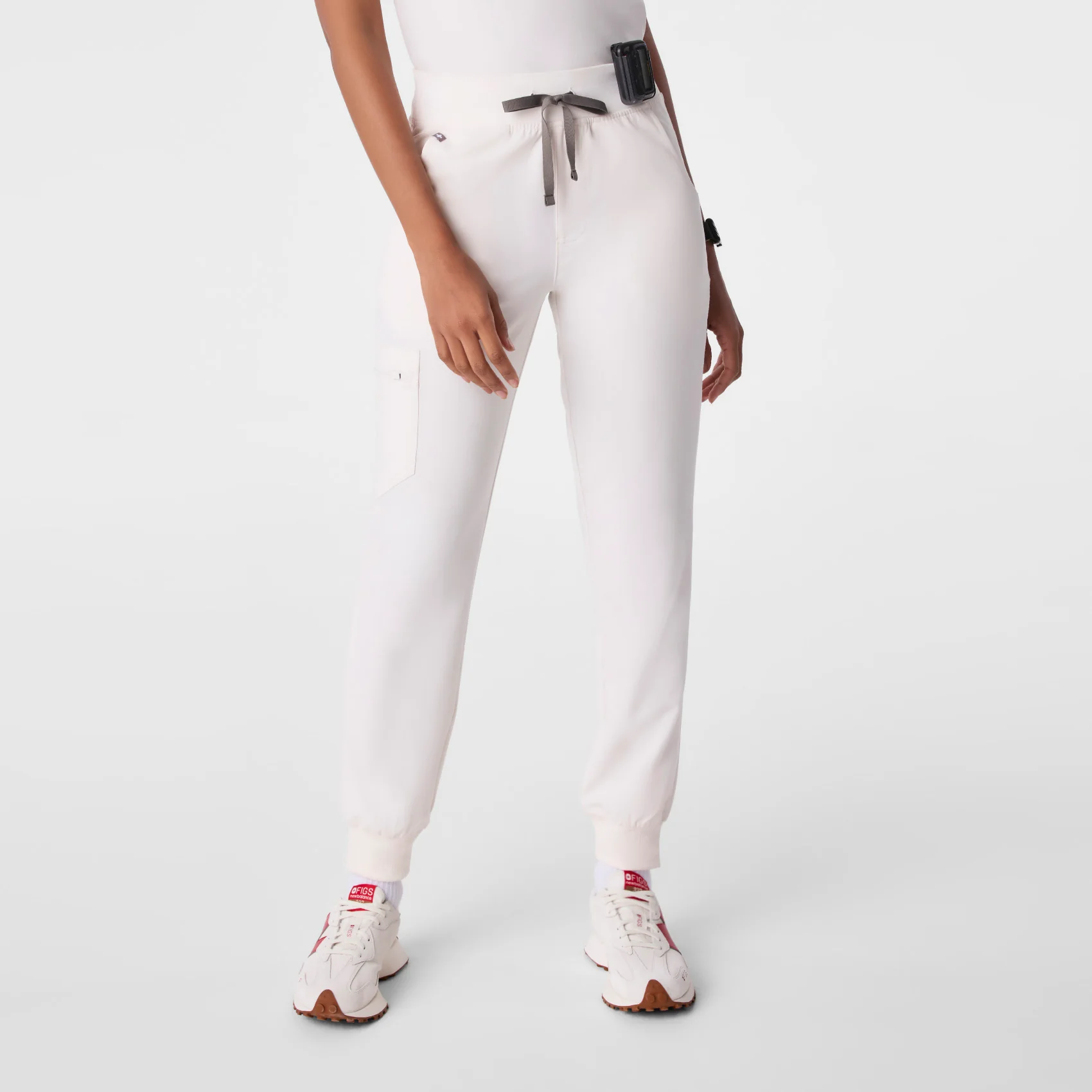 women's Off White High Waisted Zamora - Jogger Scrub Pant™