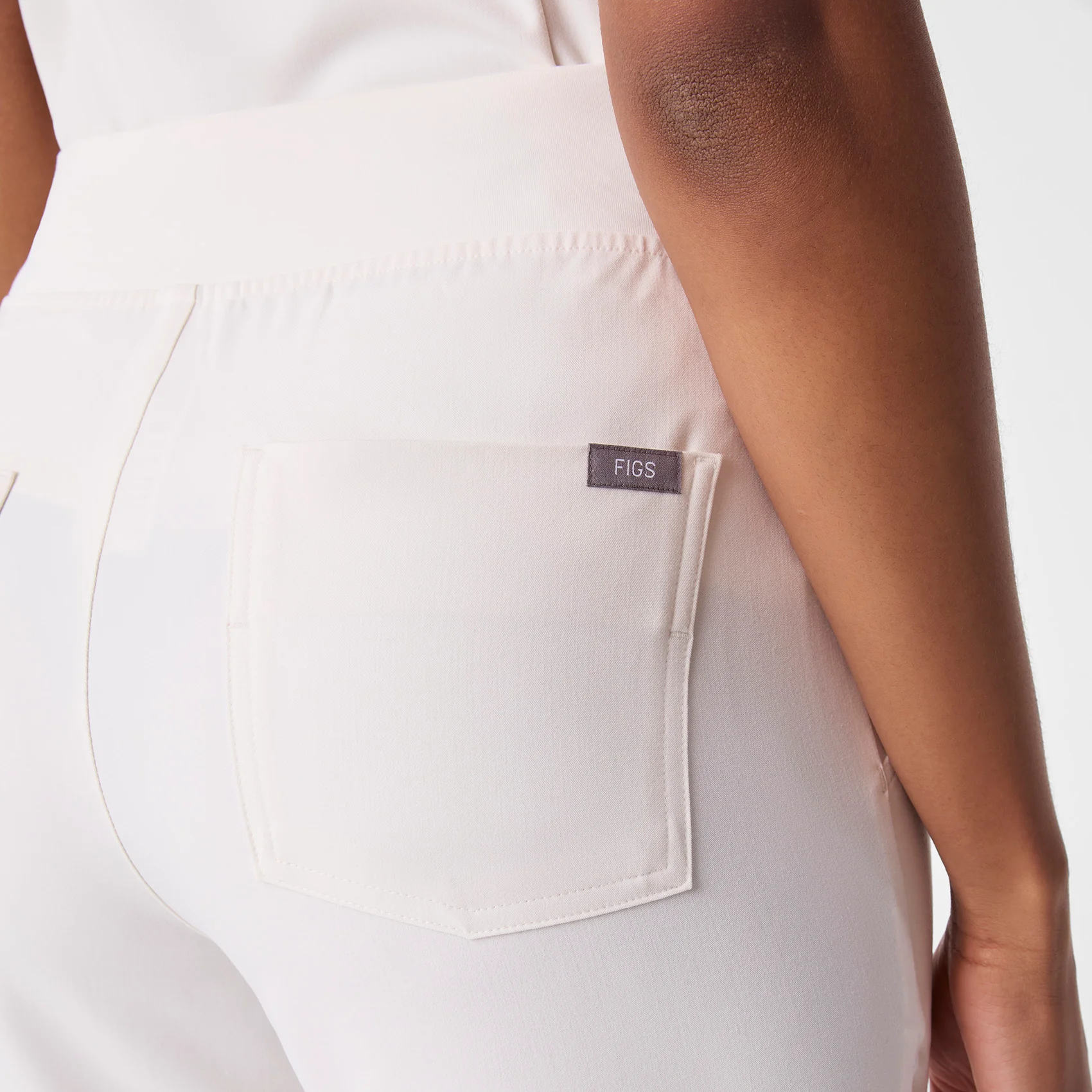 women's Off White High Waisted Zamora - Jogger Scrub Pant™ - Image 7