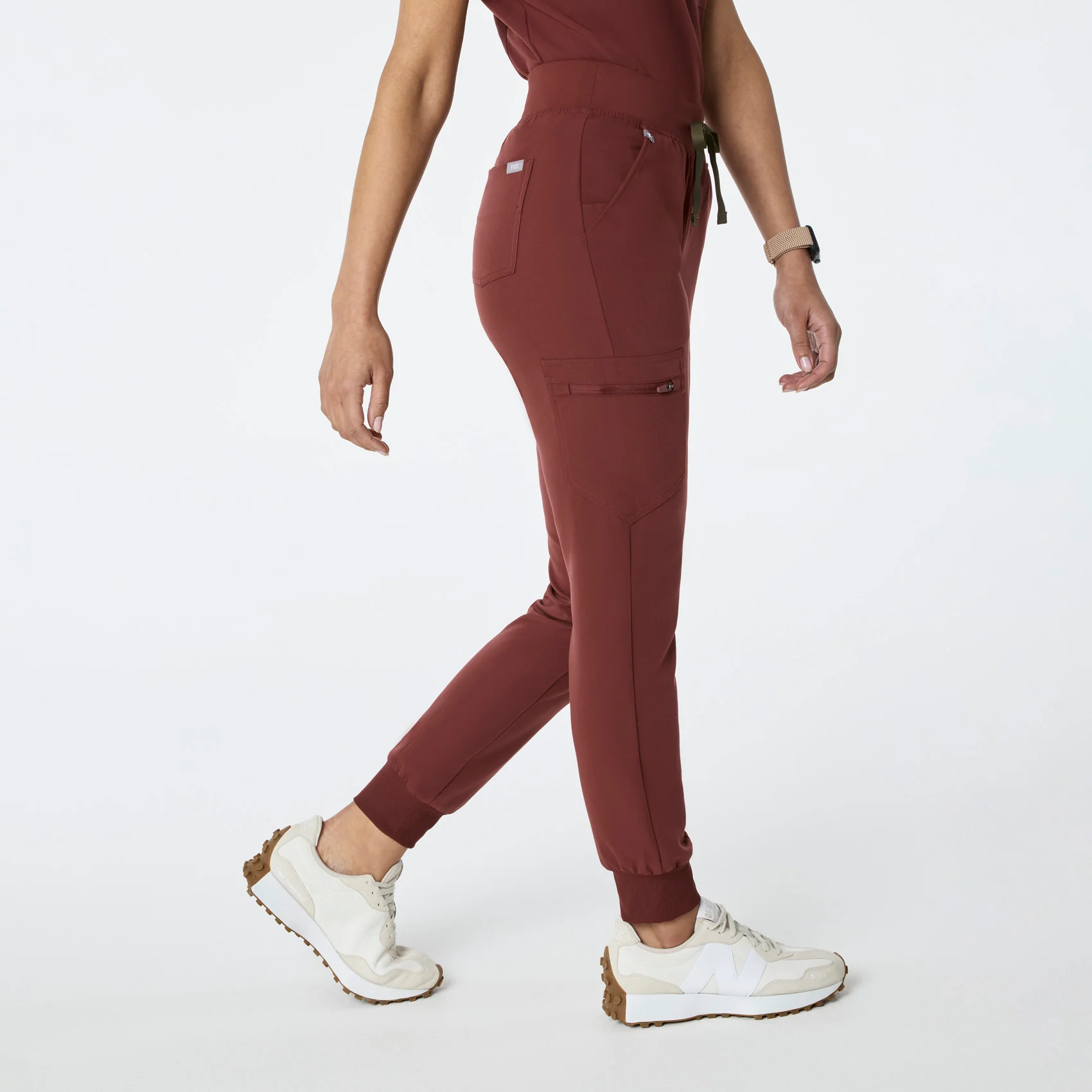 women's Walnut High Waisted Zamora - Tall Jogger Scrub Pant™ - Image 3