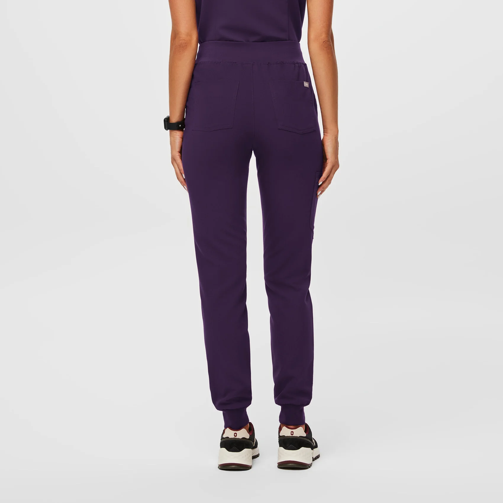 women's Purple Jam High Waisted Zamora - Jogger Scrub Pant™ - Image 4