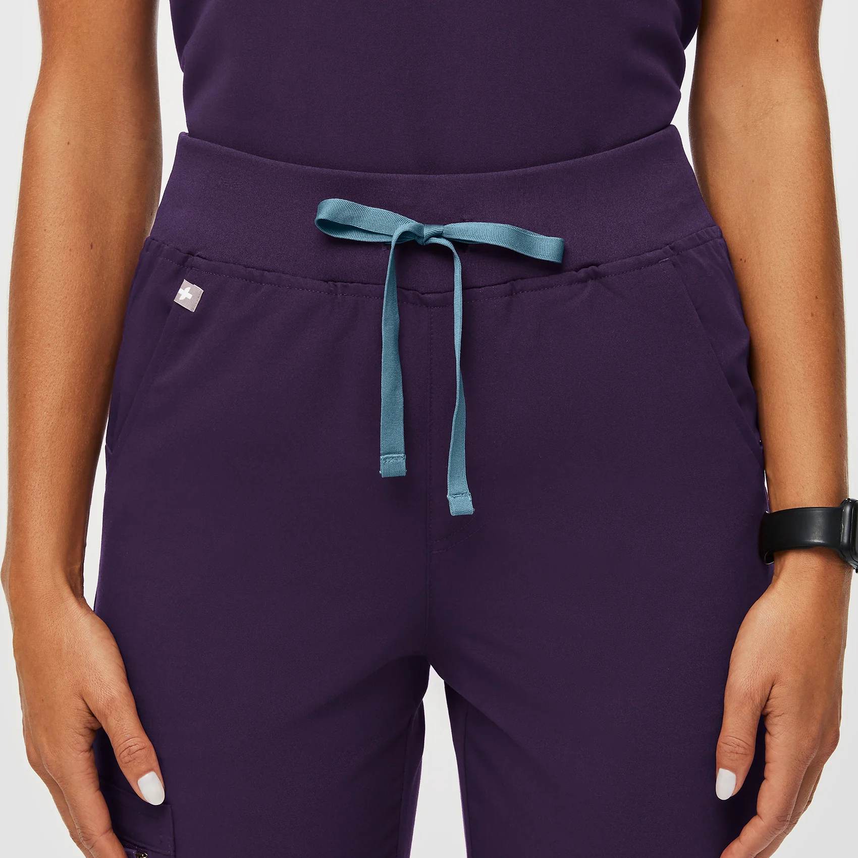 women's Purple Jam High Waisted Zamora - Jogger Scrub Pant™ - Image 5