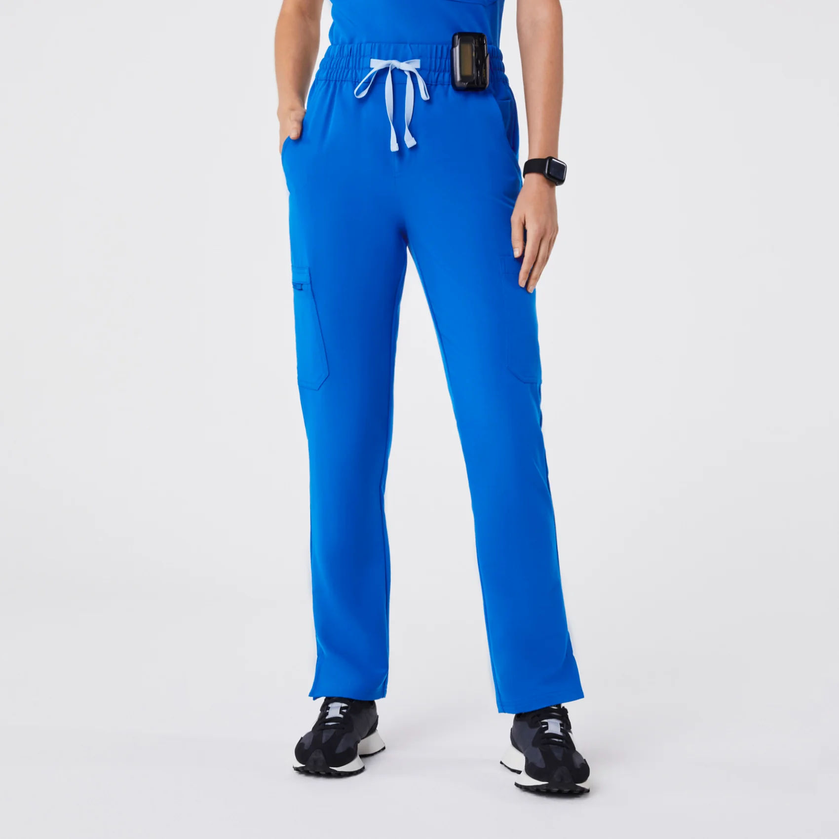women's Royal Blue High Waisted Dowa - Scrub Pant