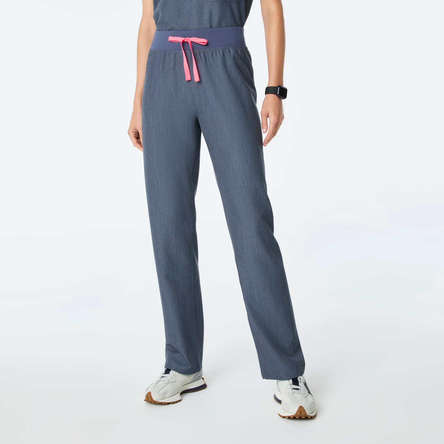 women's Heather Denim High Waisted Livingston - Petite Basic Scrub Pant™