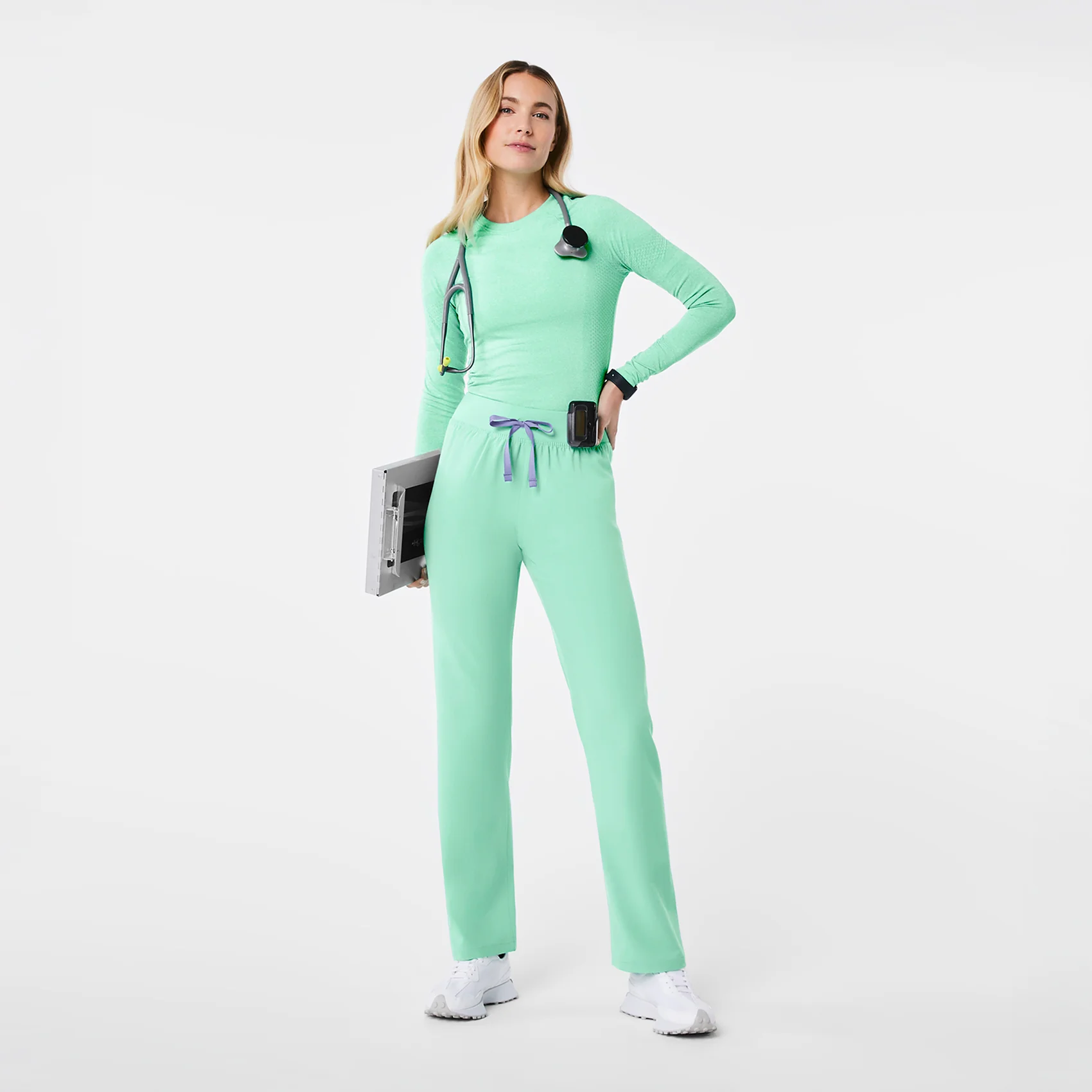 women's Mariner High Waisted Livingston - Petite Basic Scrub Pant™ - Image 2