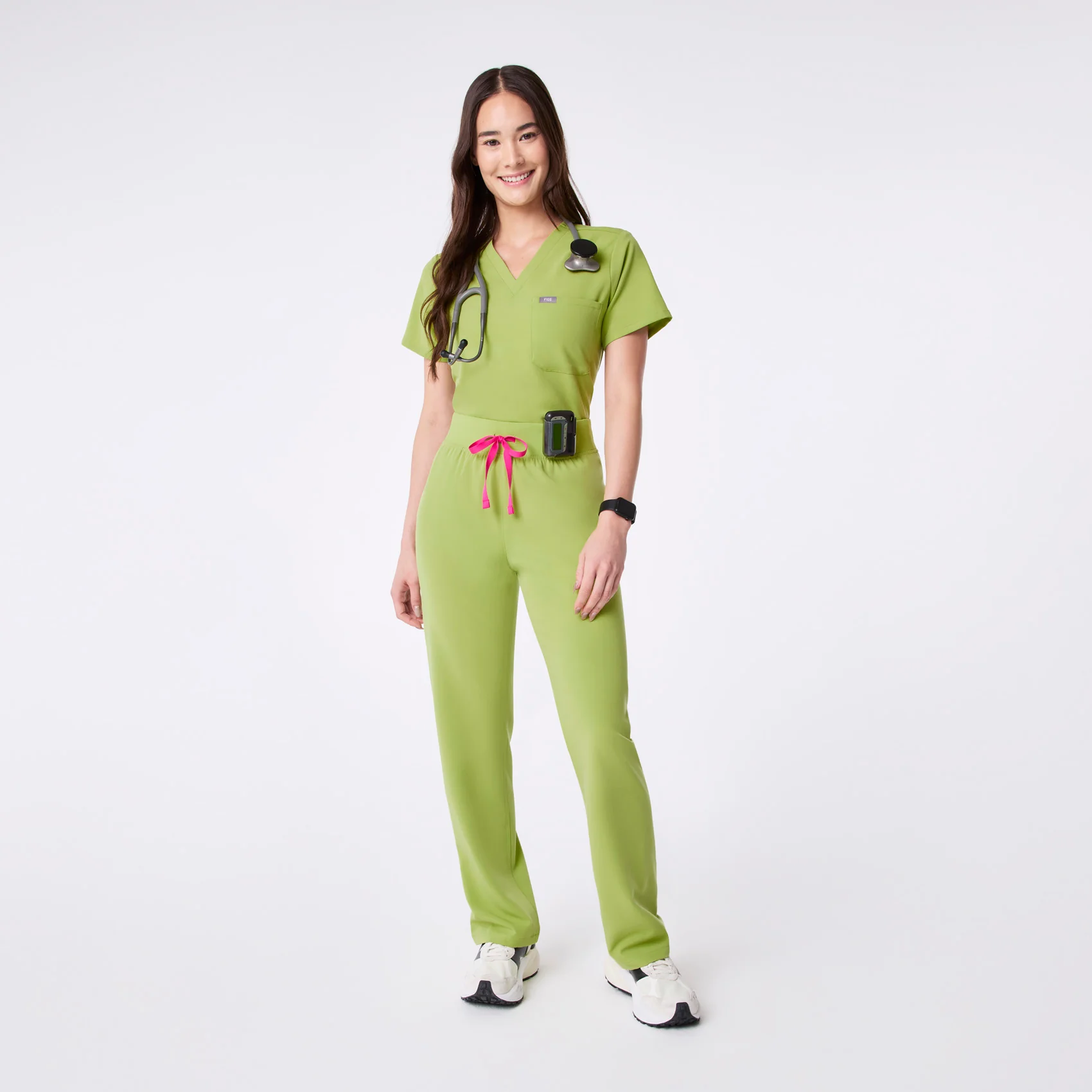 women's Matcha High Waisted Livingston - Petite Basic Scrub Pant™ - Image 2