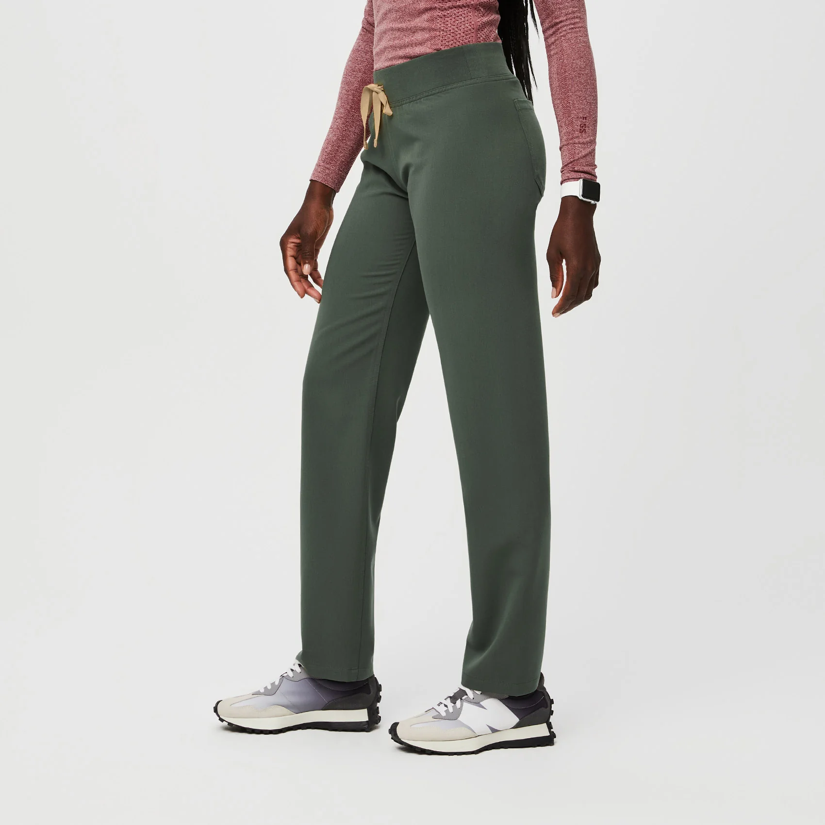 women's Moss High Waisted Livingston - Petite Basic Scrub Pant™ - Image 3