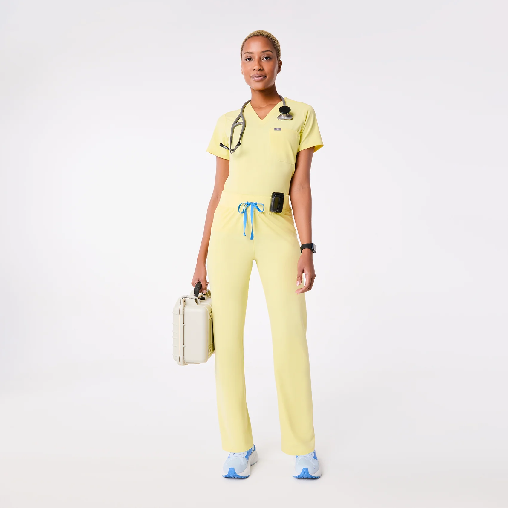 women's Sunlight High Waisted Livingston - Petite Basic Scrub Pant™ - Image 2