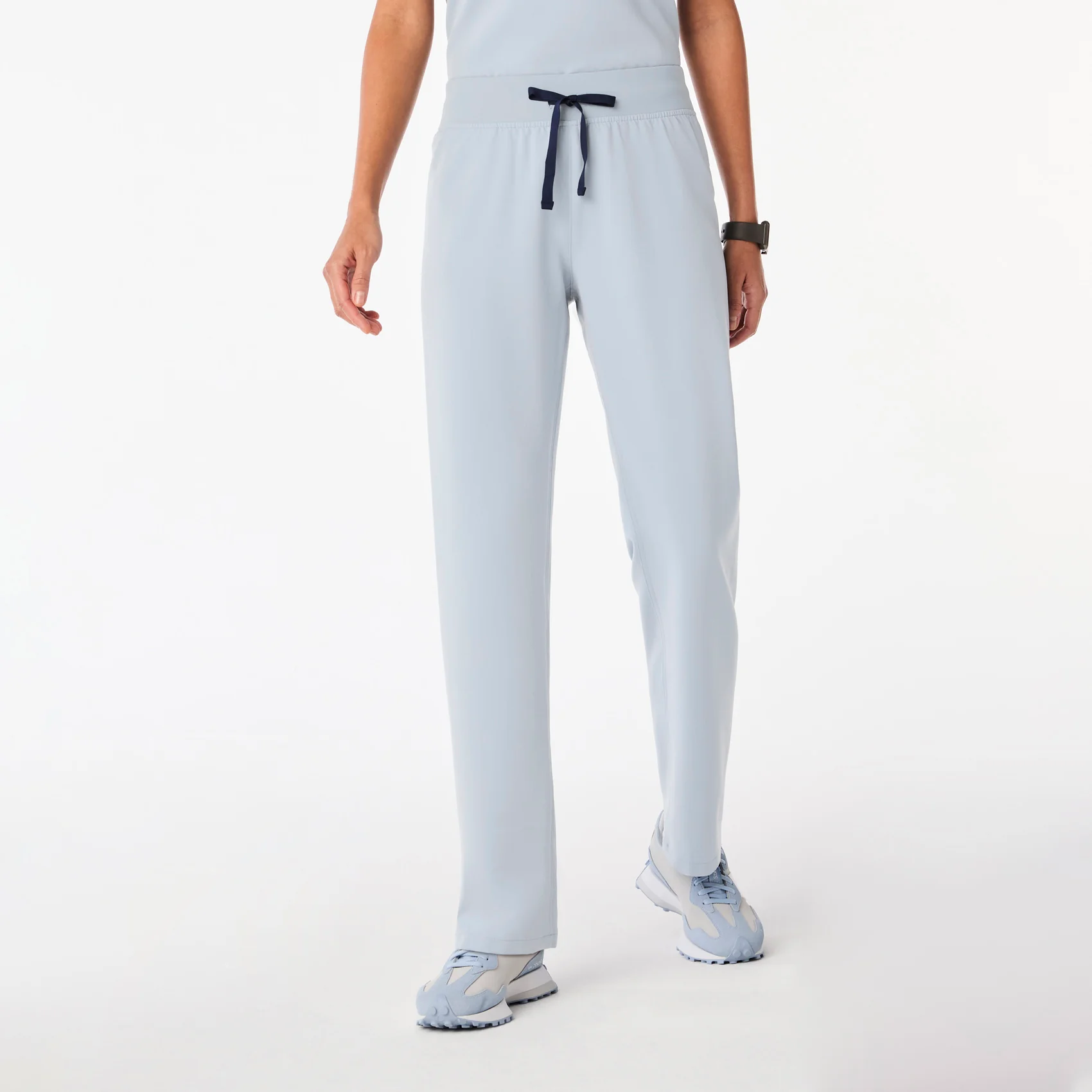 women's Dusty Blue High Waisted Livingston - Basic Scrub Pant™