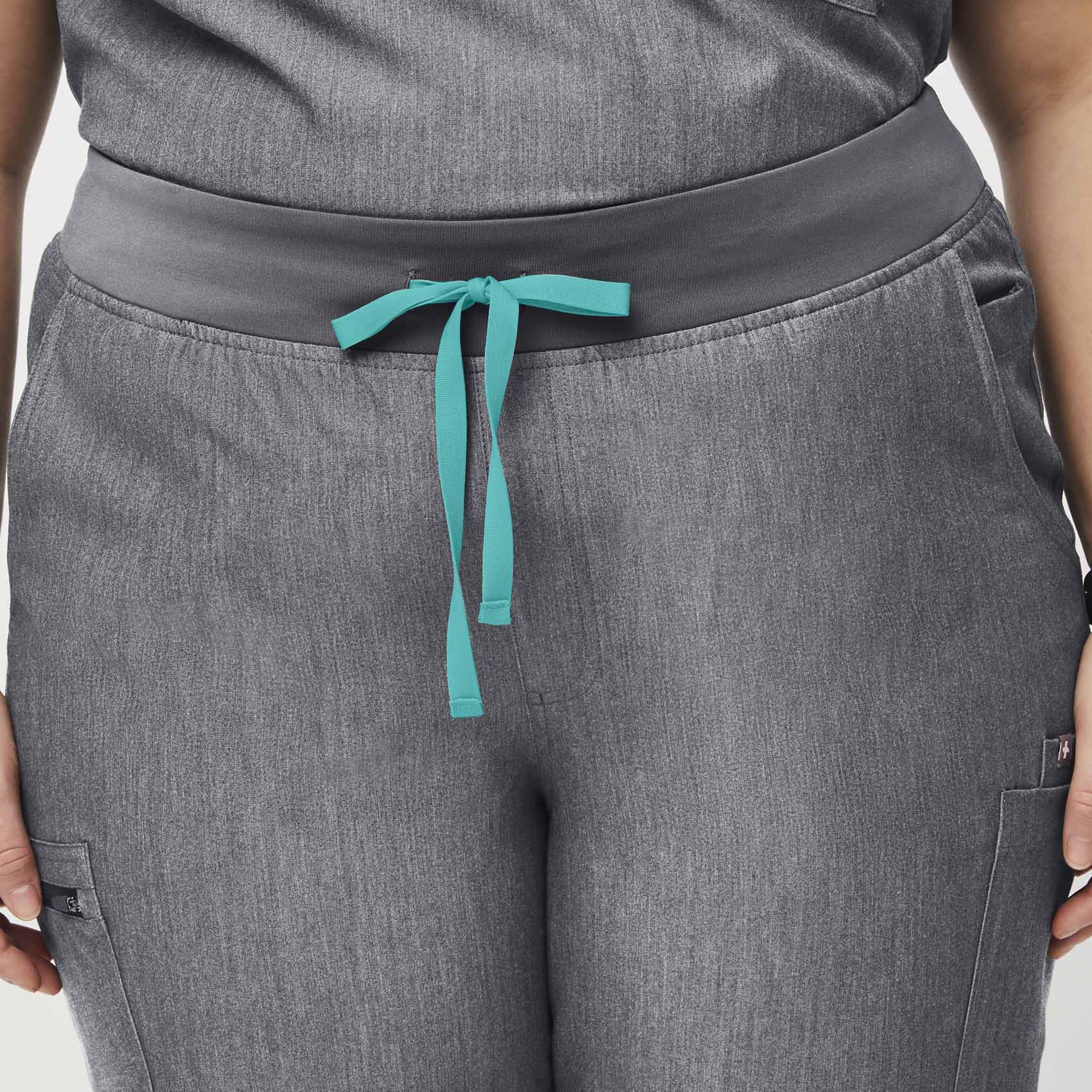 women's Graphite High Waisted Yola™ - Petite Skinny Scrub Pants (3XL - 6XL) - Image 4