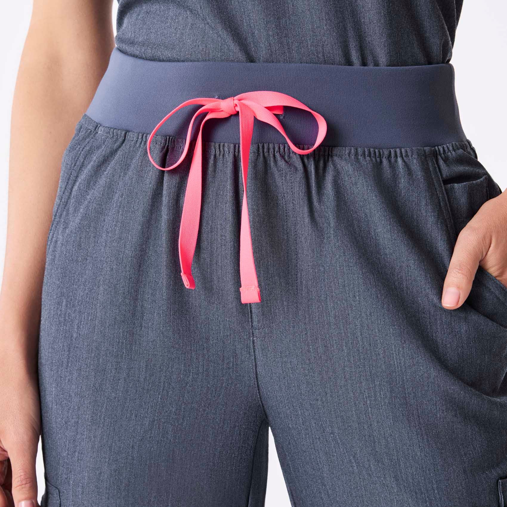 women's Heather Denim High Waisted Yola - Skinny Scrub Pant™ - Image 5