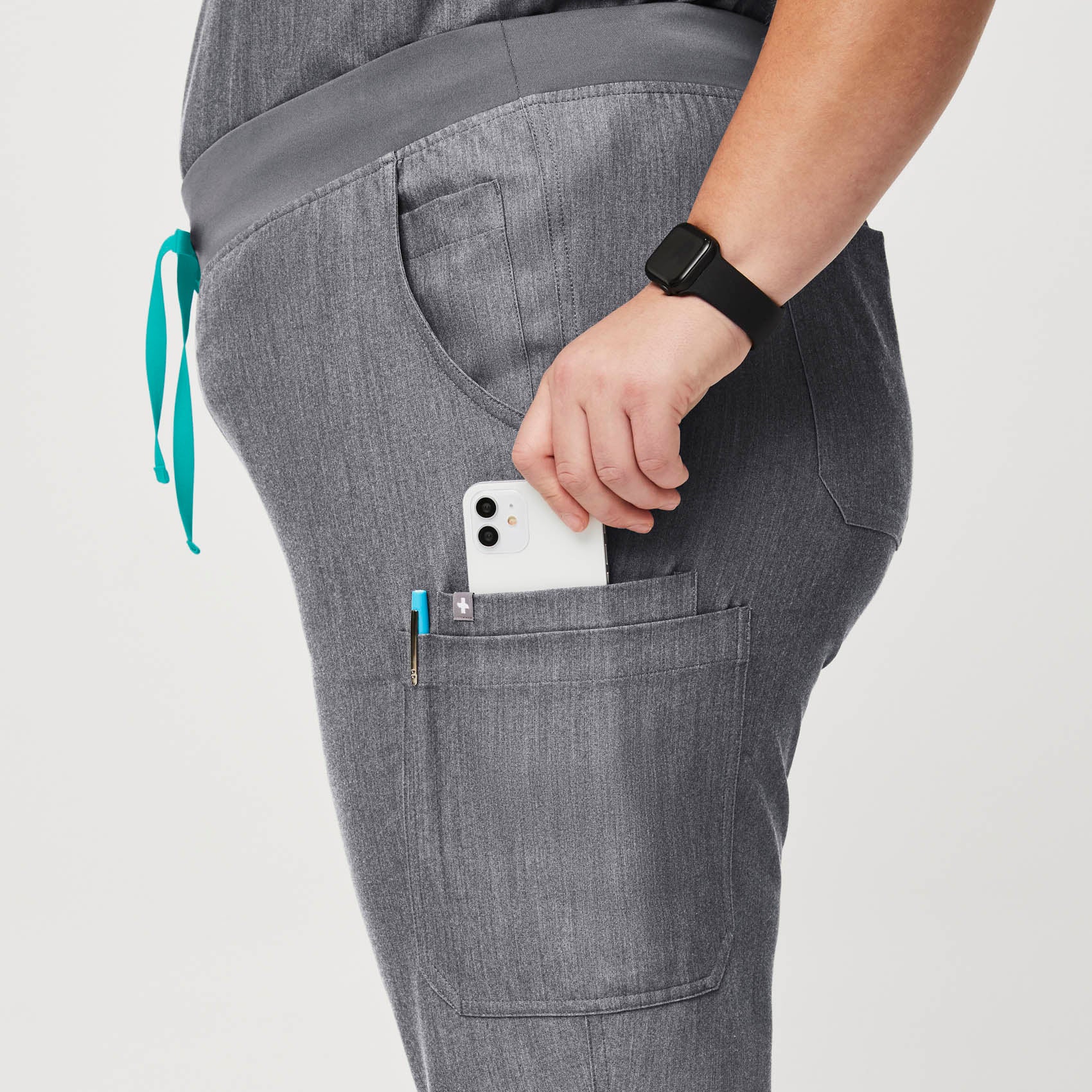 women's Graphite High Waisted Yola™ - Skinny Scrub Pants (3XL - 6XL) - Image 5