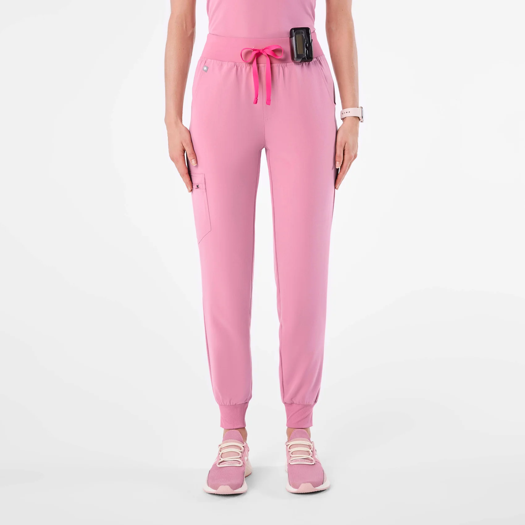 women's Chalk Pink High Waisted Zamora - Jogger Scrub Pant™