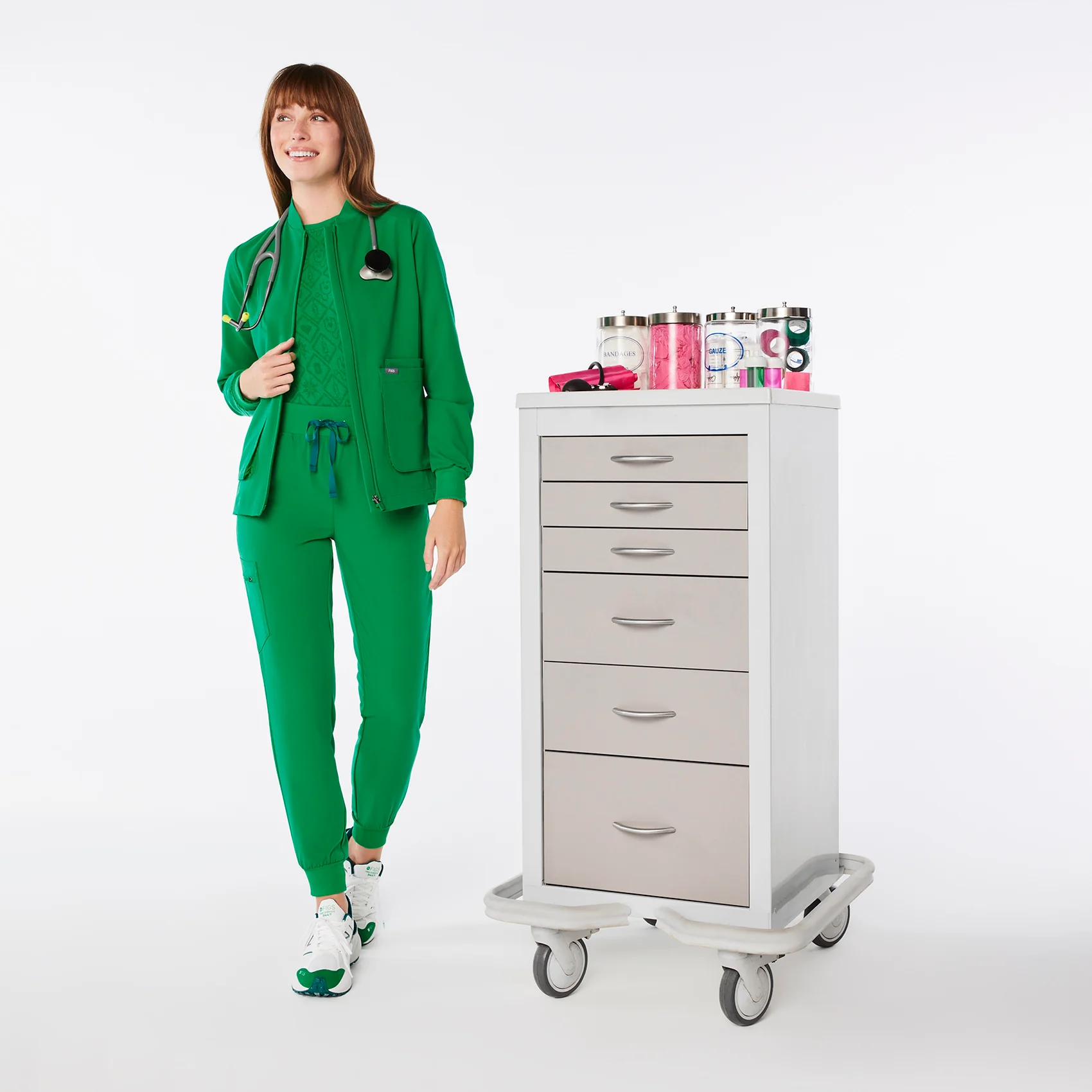 women's Evergreen High Waisted Zamora Tall Jogger Scrub Pant™ - Image 2