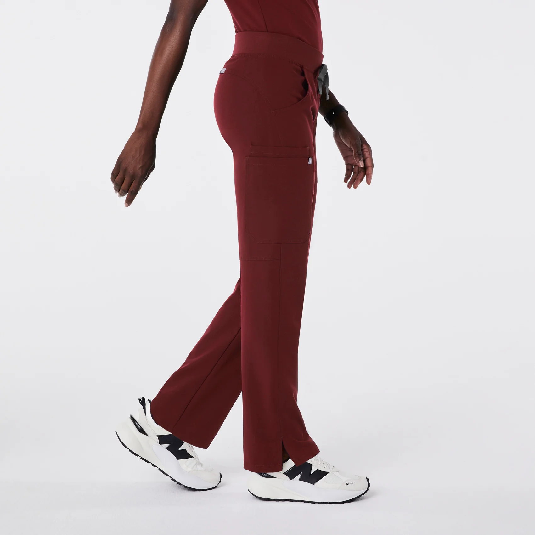 Women's Burgundy Kade™ - Cargo Scrub Pants - Image 3