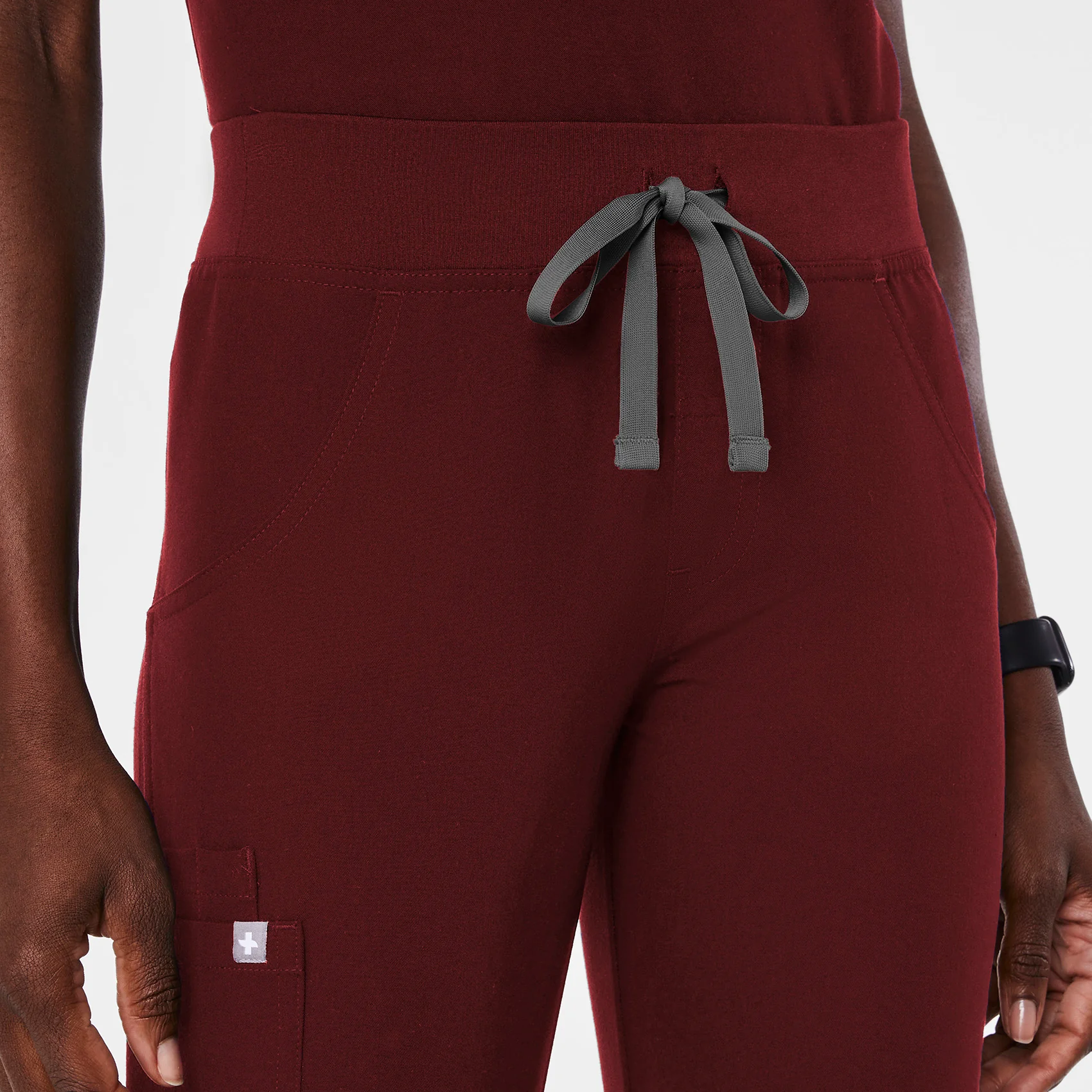 Women's Burgundy Kade™ - Cargo Scrub Pants - Image 5